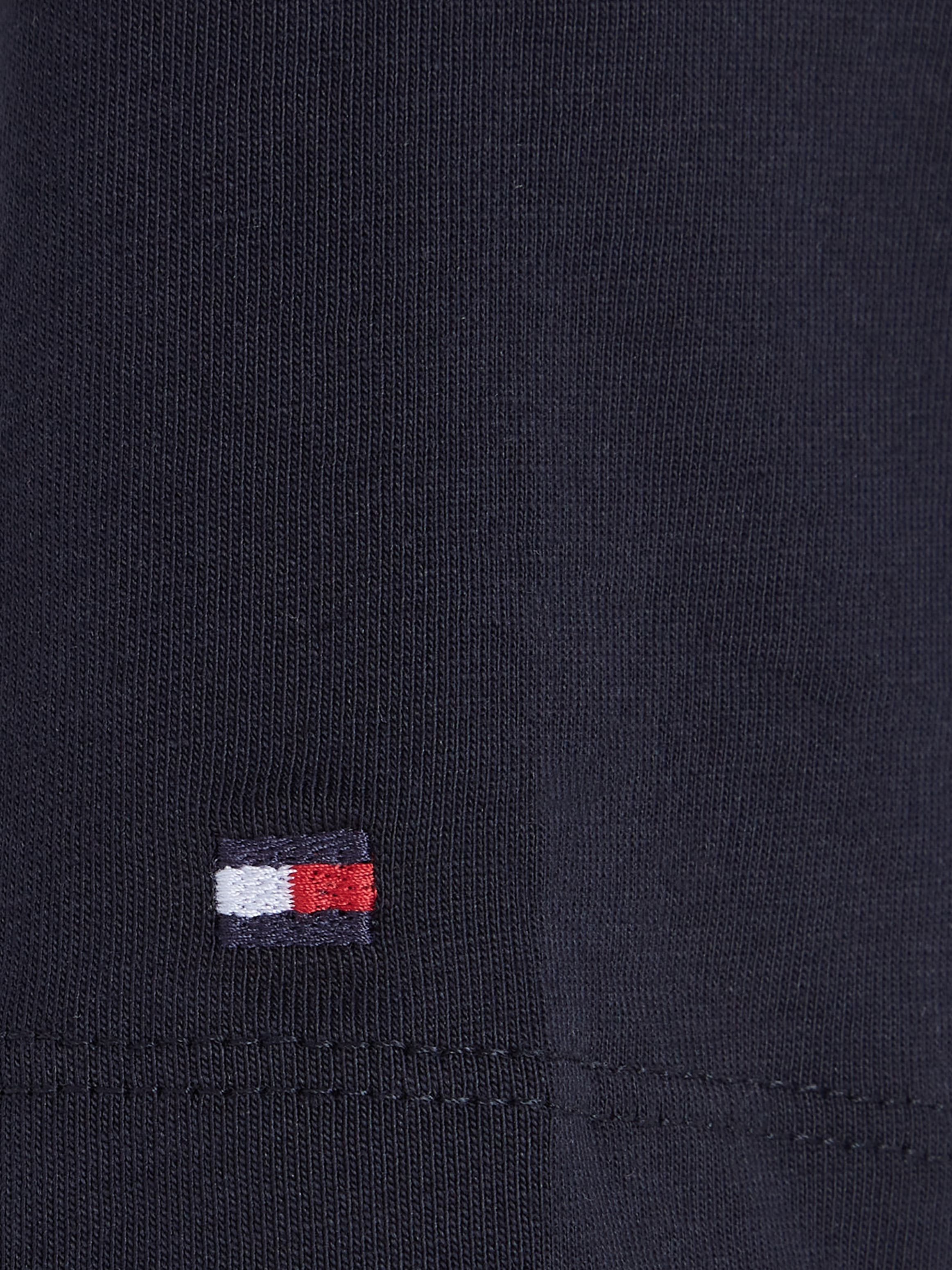 Tommy Hilfiger Rundhalsshirt »HERITAGE HILFIGER C-NK REG TEE«, mit gesticktem Tommy Hilfiger Linear Logo-Schriftzug