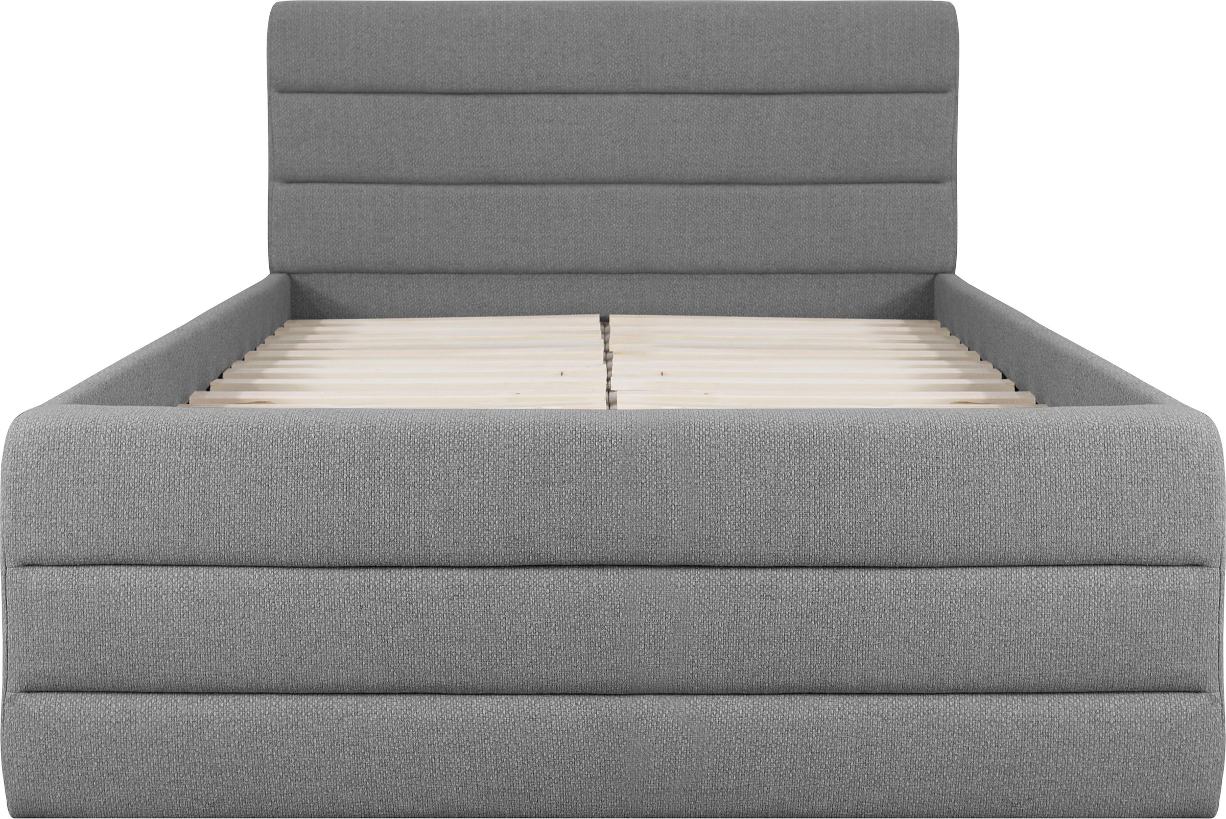 GOODproduct Polsterbett »Merrit«, Quernaht im Kopf- und Fussteil, in 5 Breiten, auch in 220 cm Länge