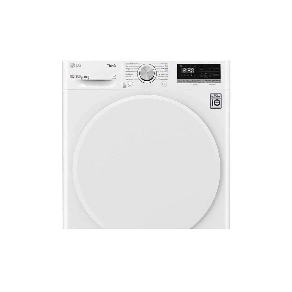 LG Wärmepumpentrockner »V3RT8N Links/Wech«, 8 kg