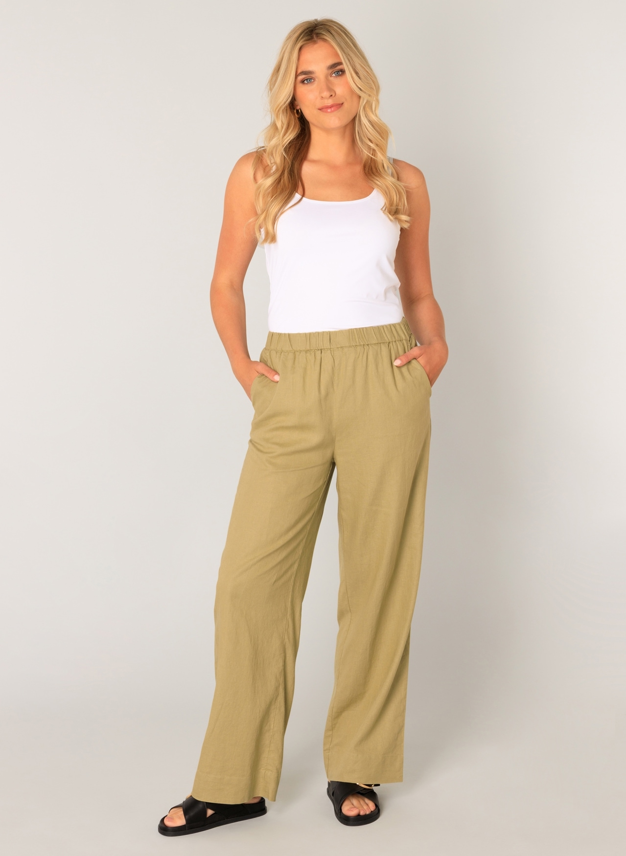 Base Level Leinenhose »Yul«