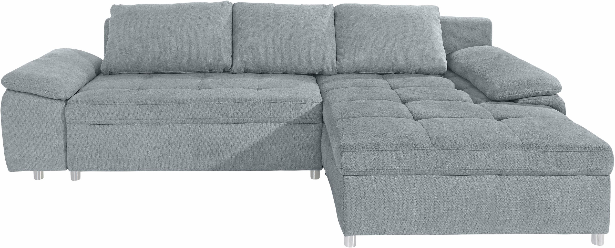 sit&more Ecksofa Labene, wahlweise mit Bettfunktion und Bettkasten, inkl. Rückenkissen