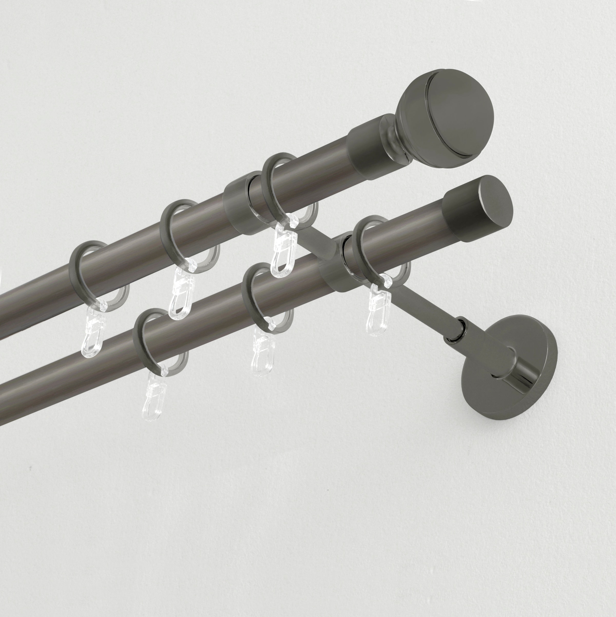 GARDINIA Gardinenstange »Chicago«, Fixmass, Serie Einzelprogramm Chicago Ø 20 mm