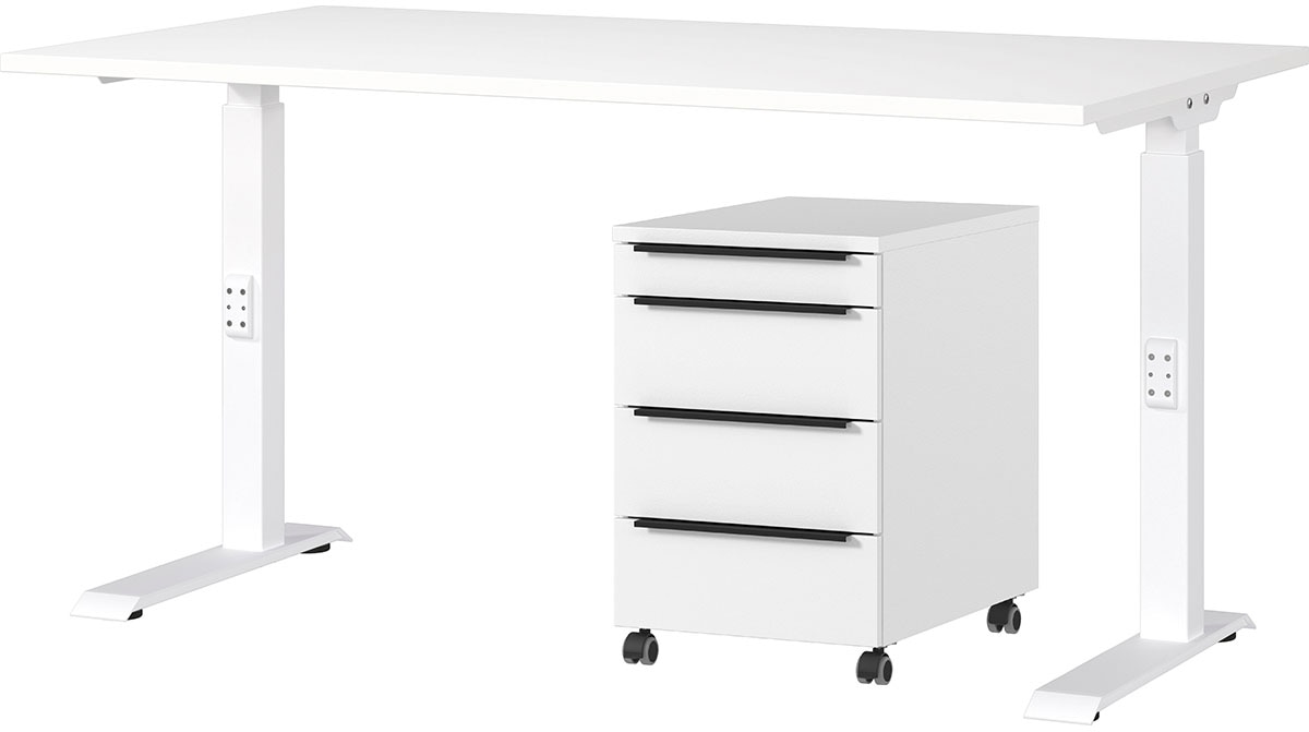 GERMANIA Büromöbel-Set »Mailand« 2 Stk. tlg. inkl. Schreibtisch und Rollcontainer