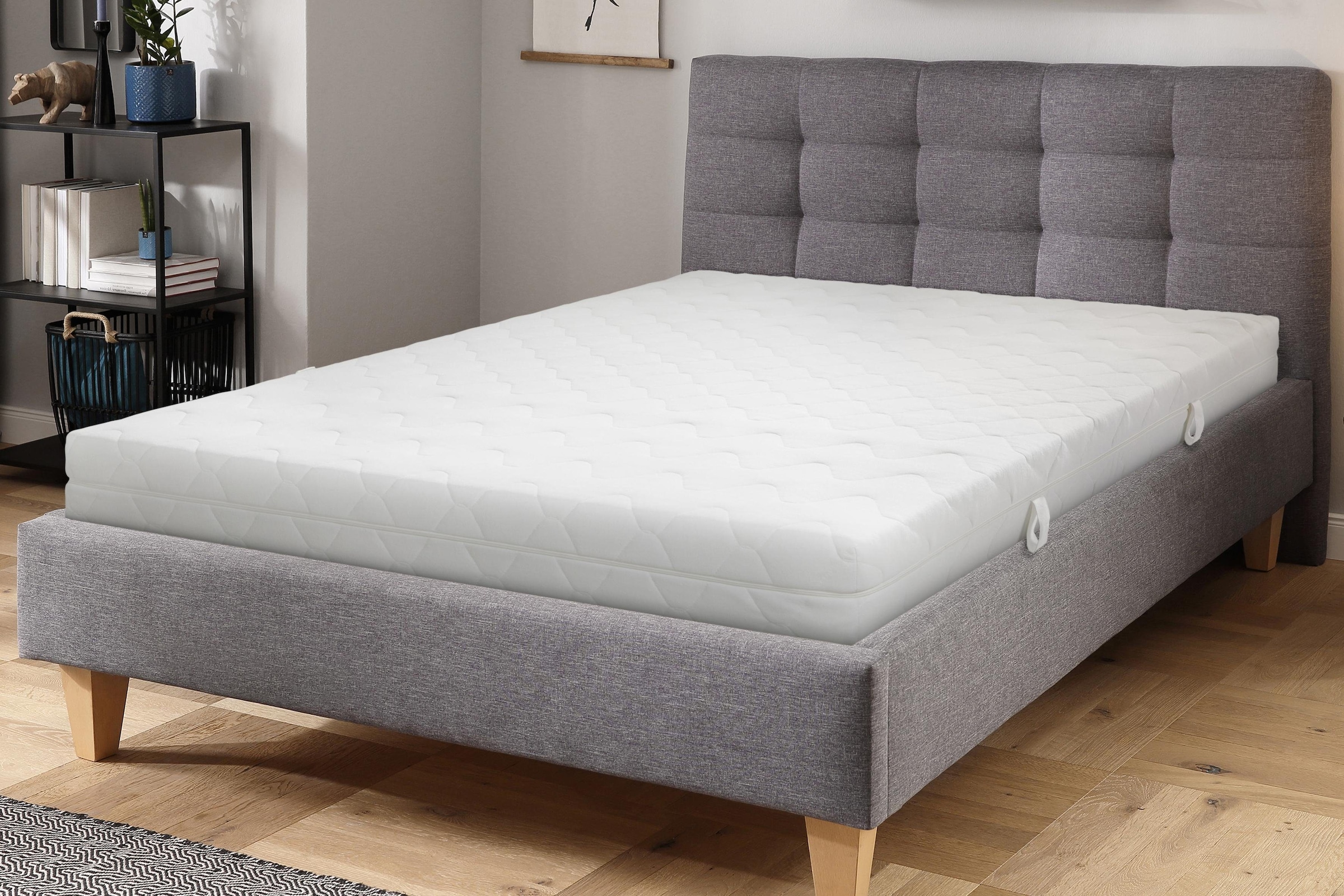 Malie Taschenfederkernmatratze »Matratze Joris, in 90x200 cm, 140x200 cm und weitere Grössen«, 19 cm hoch, 300 Federn, (1 St.), Matratze H2, H3, H4