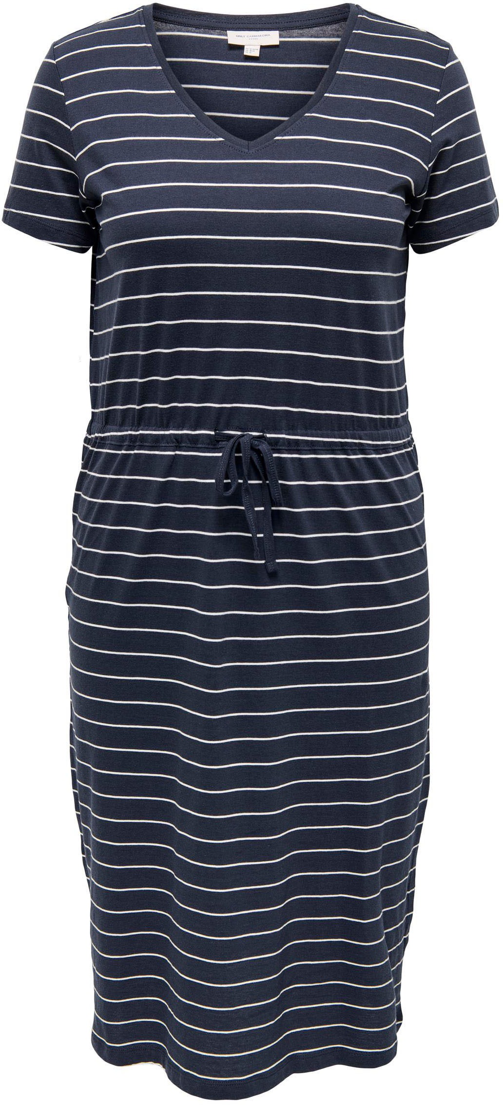 ONLY CARMAKOMA Jerseykleid »CARMAY S/S V-NECK CALF DRESS JRS« kaufen