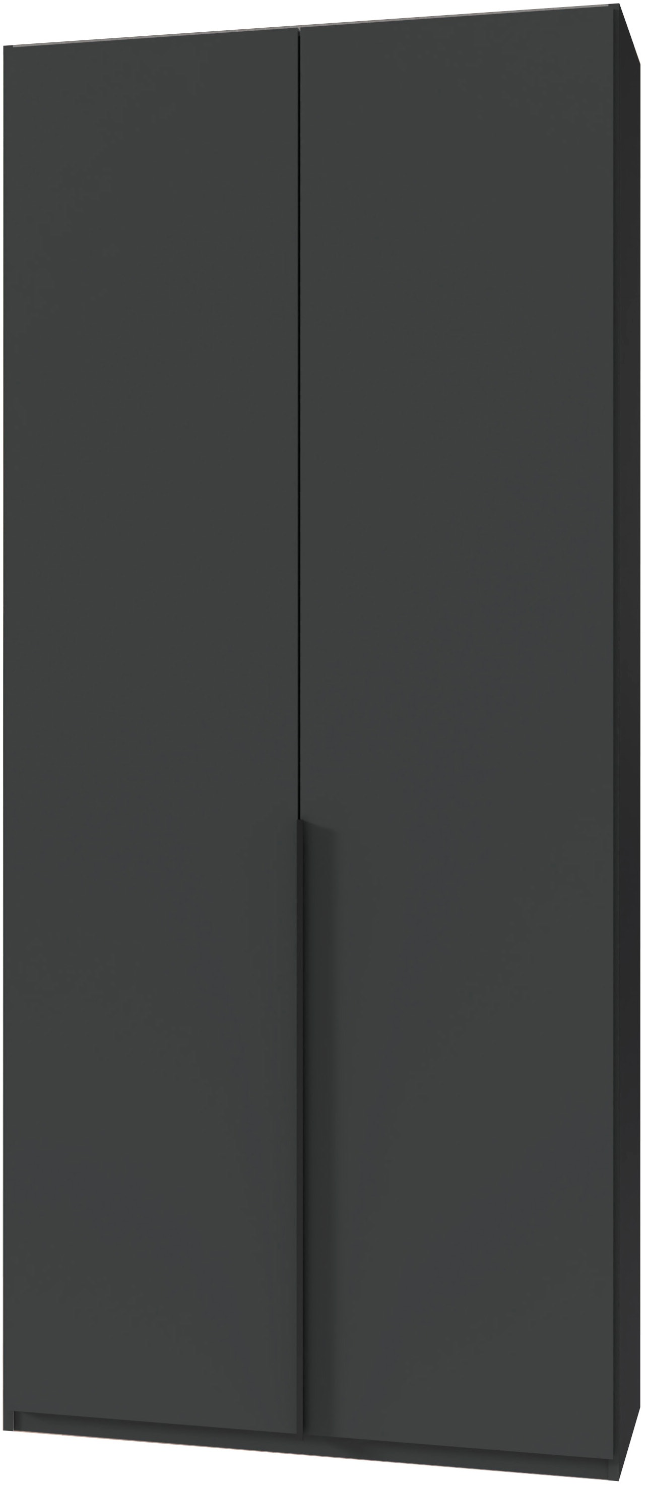 Wimex Kleiderschrank »Mugano,in 5 Breiten,2 Höhen,2 Tiefen, viele Farben, Made in Germany« in Basic oder Premium Ausstattung, mit langen Griffen aus Metall, mit oder ohne Spiegel