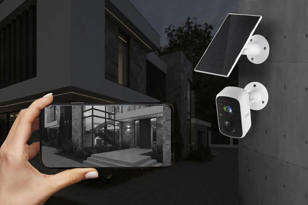 Technaxx Überwachungskamera »Solar Outdoor IP-Kamera TX-244«, Aussenbereich