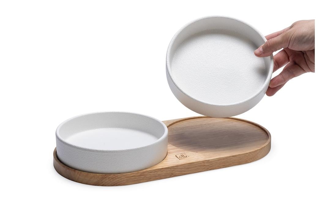 Designed By Lotte Napf-Set »Katze Lojs«