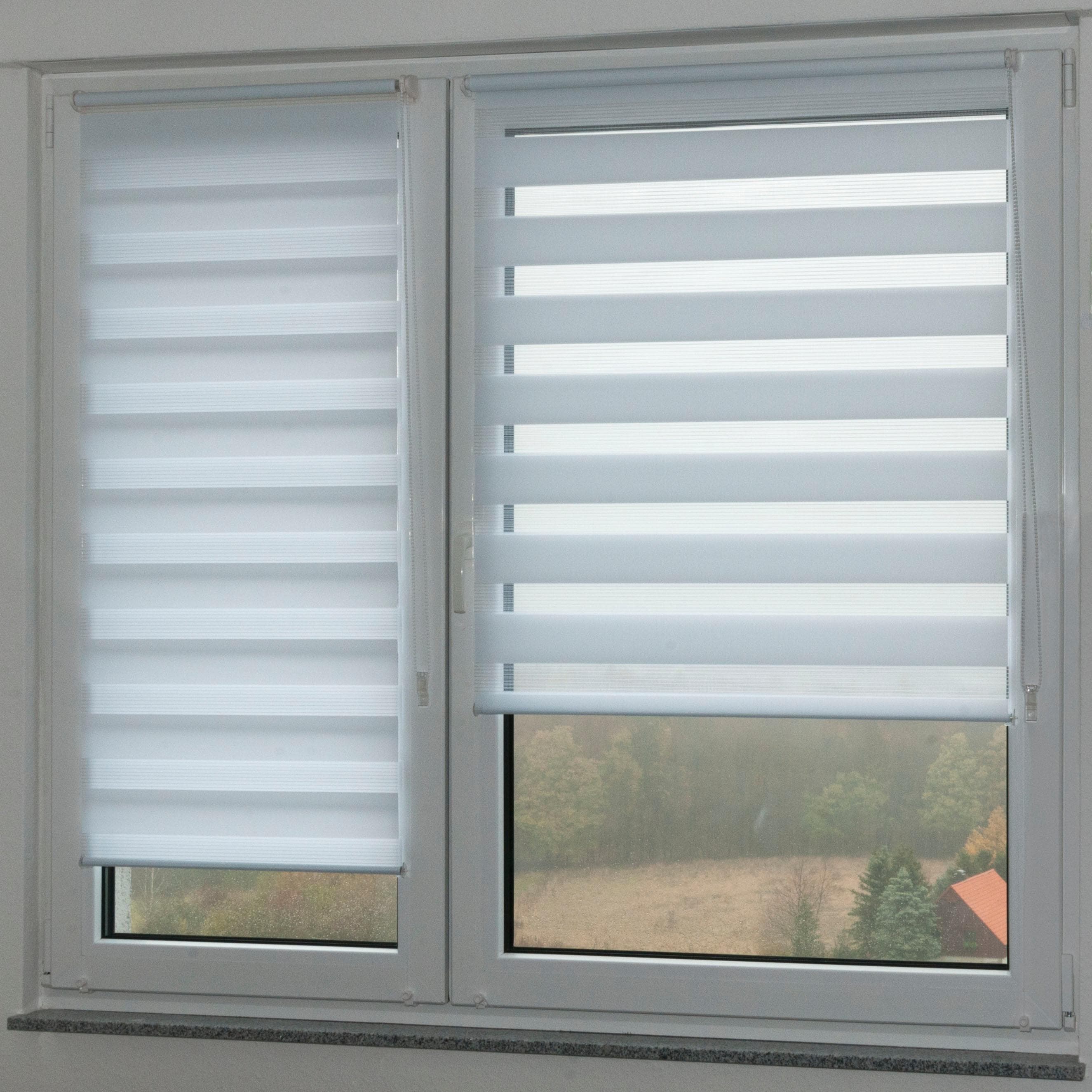 Kutti Doppelrollo »Sola« Lichtschutz ohne Bohren freihängend DUO-Rollo, Fixmass, mit Klemmträger, blickdicht, Sichtschutz