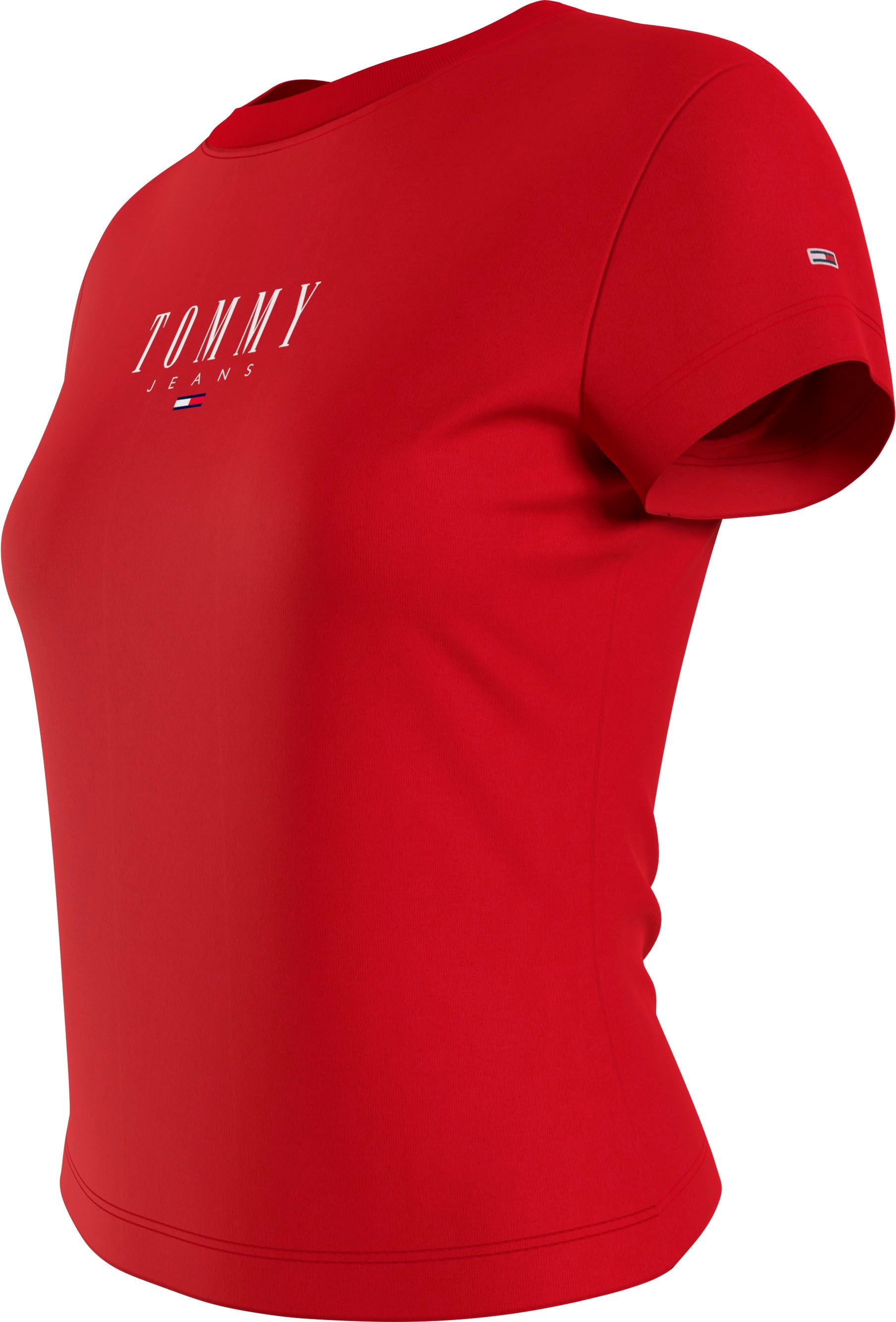 Tommy Jeans T-Shirt »TJW BBY ESSENTIAL LOGO 2«, mit Logodruck und  Logostickerei online shoppen bei Jelmoli-Versand Schweiz | Basic-Shirts