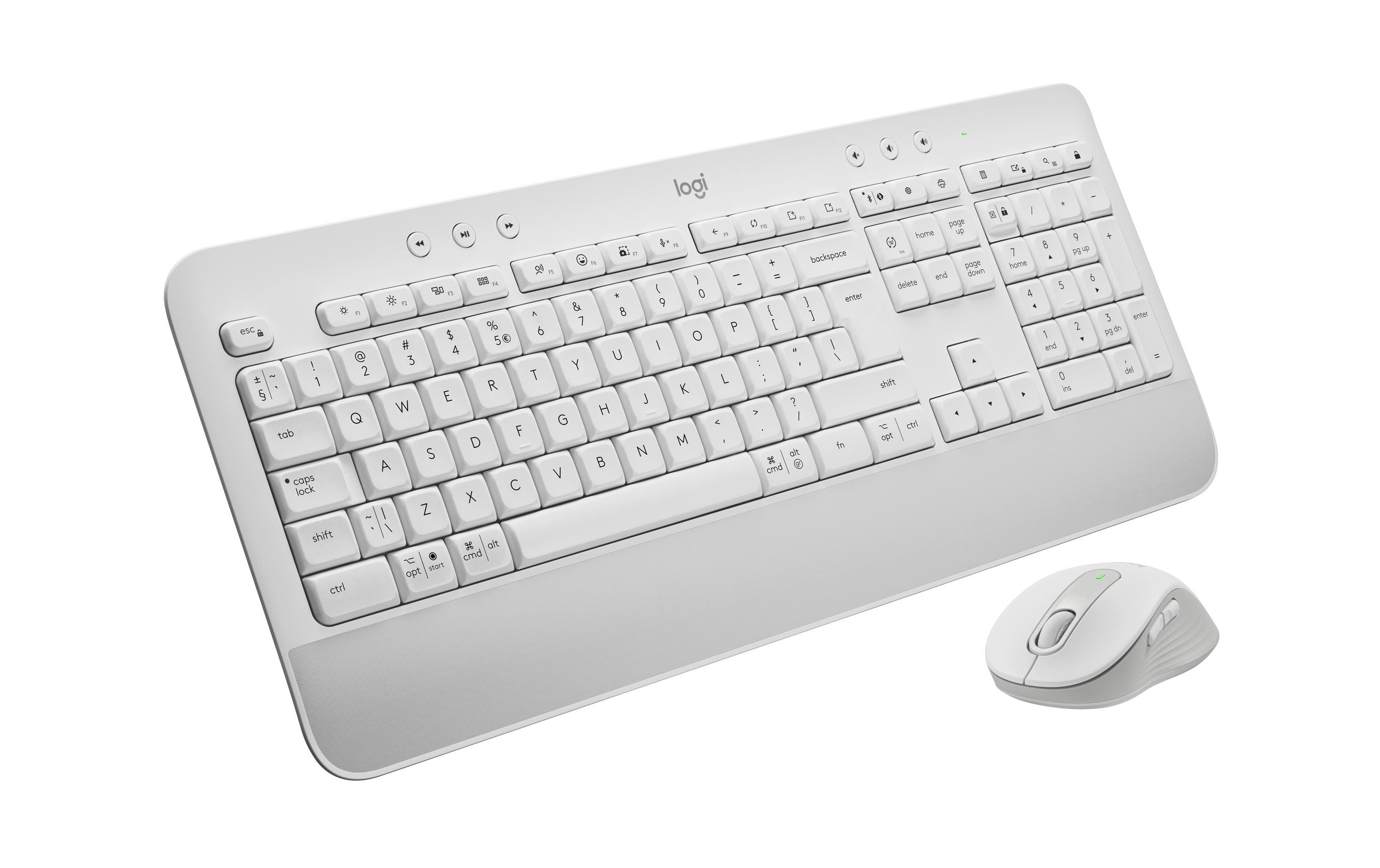 Logitech Tastatur- und Maus-Set »Logitech MK650 for Business white«
