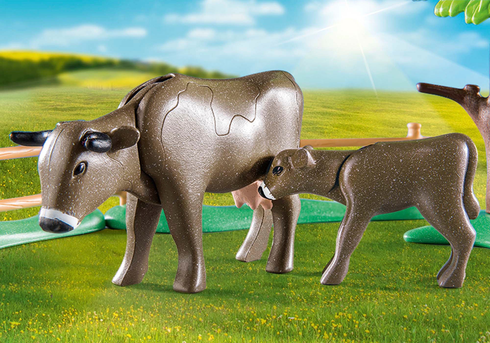 Playmobil® Konstruktions-Spielset »Bauernhoftiere (71307), Country«, (24 St.), teilweise aus recyceltem Material; Made in Germany