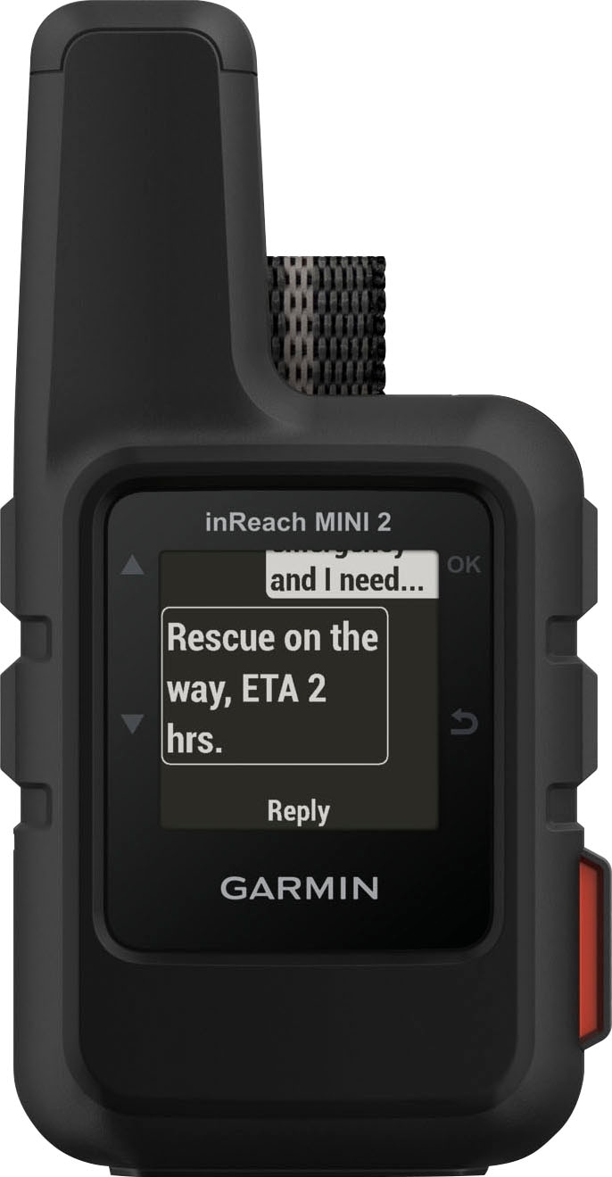 Garmin Outdoor-Navigationsgerät »Garmin inReach Mini 2 Black GPS EMEA«, TracBack-Routing-Funktion, Punkt-zu-Punkt-Navigation