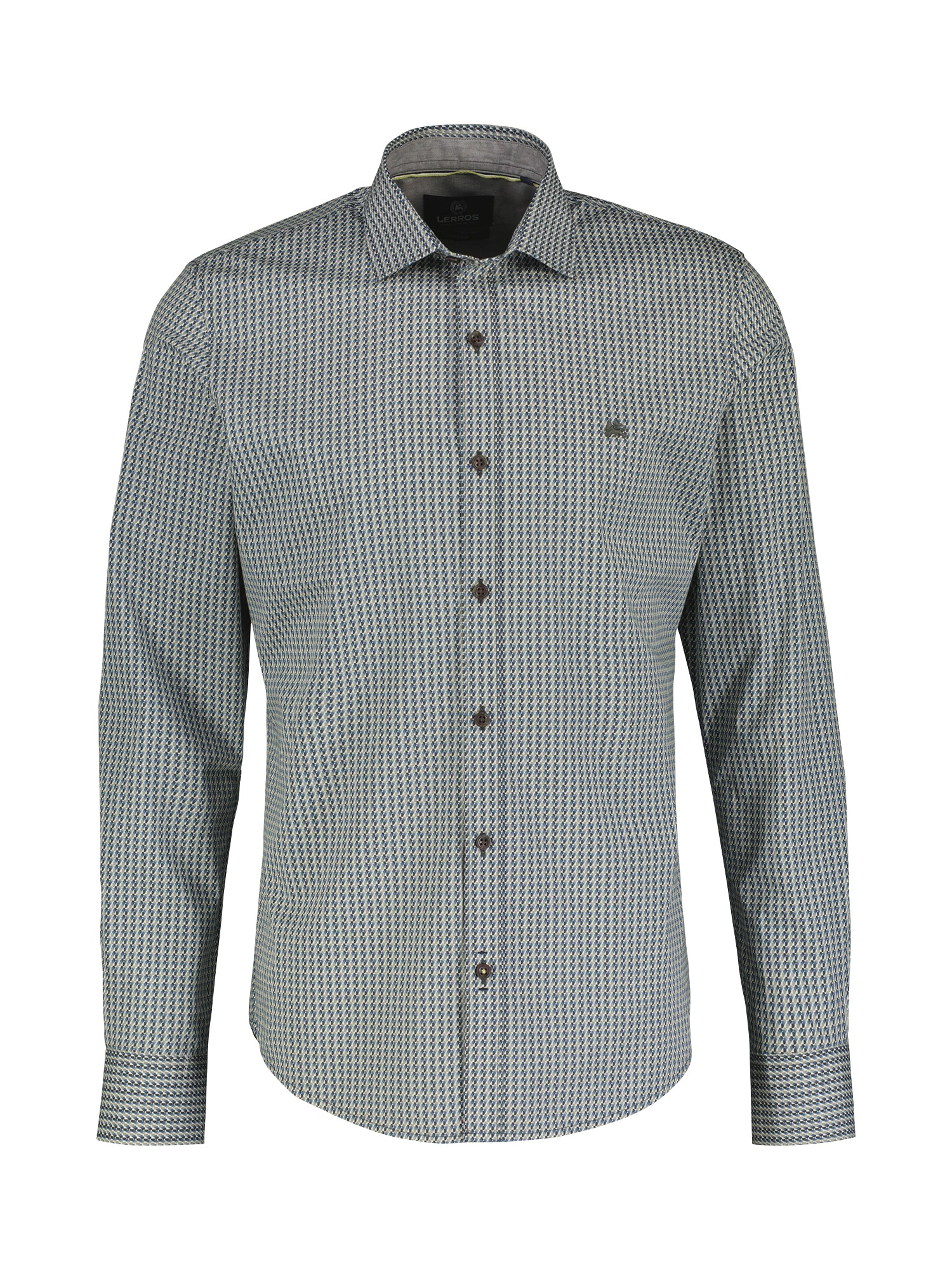LERROS Langarmhemd »LERROS Herren Langarmhemd in Poplin-Stretchqualität«