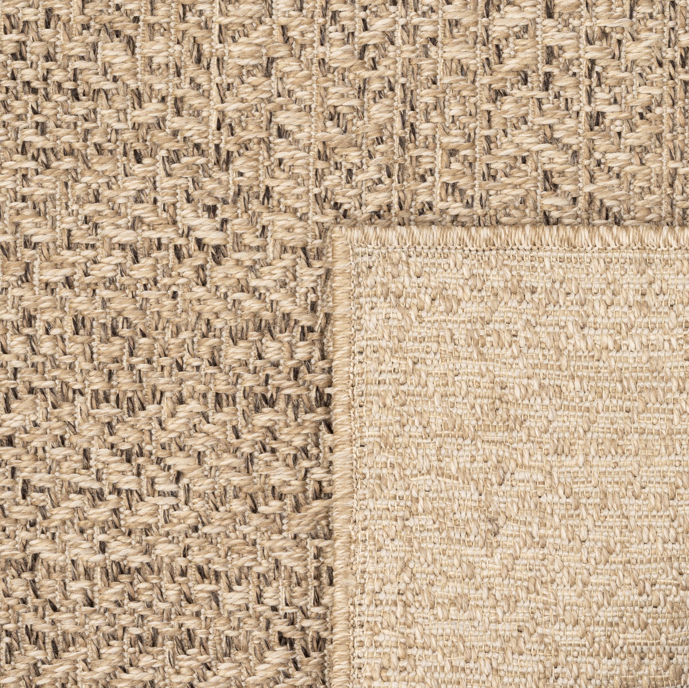 merinos Teppich »Kenzy 2«, rechteckig, 10 mm Höhe, robuster In- und Outdoor Teppich im natürlichen Jute-Look, wetterfest