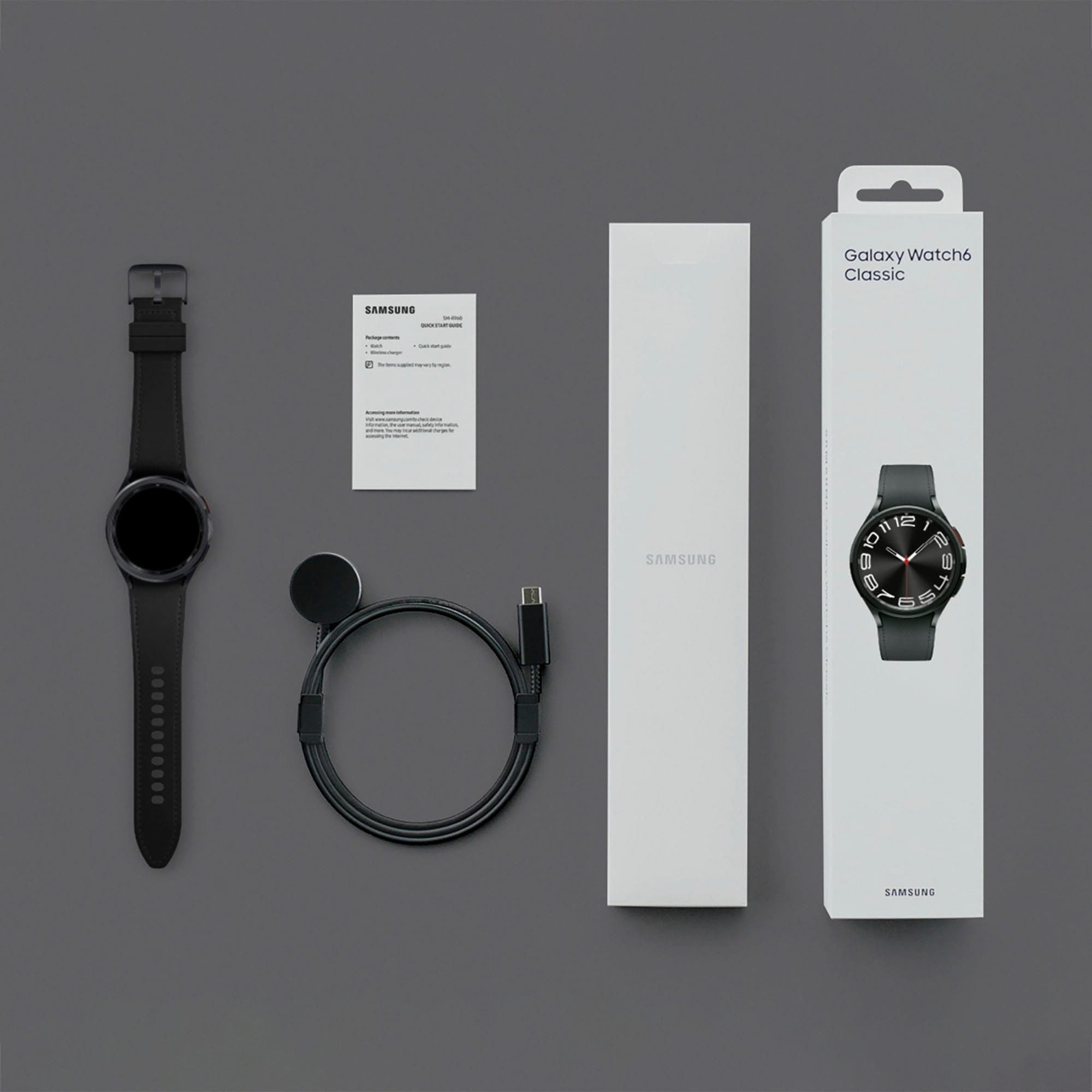 Samsung Smartwatch »Galaxy Watch 6 Classic«, (3,33 cm / 1,3 Zoll), Wear OS by Samsung, 16 GB