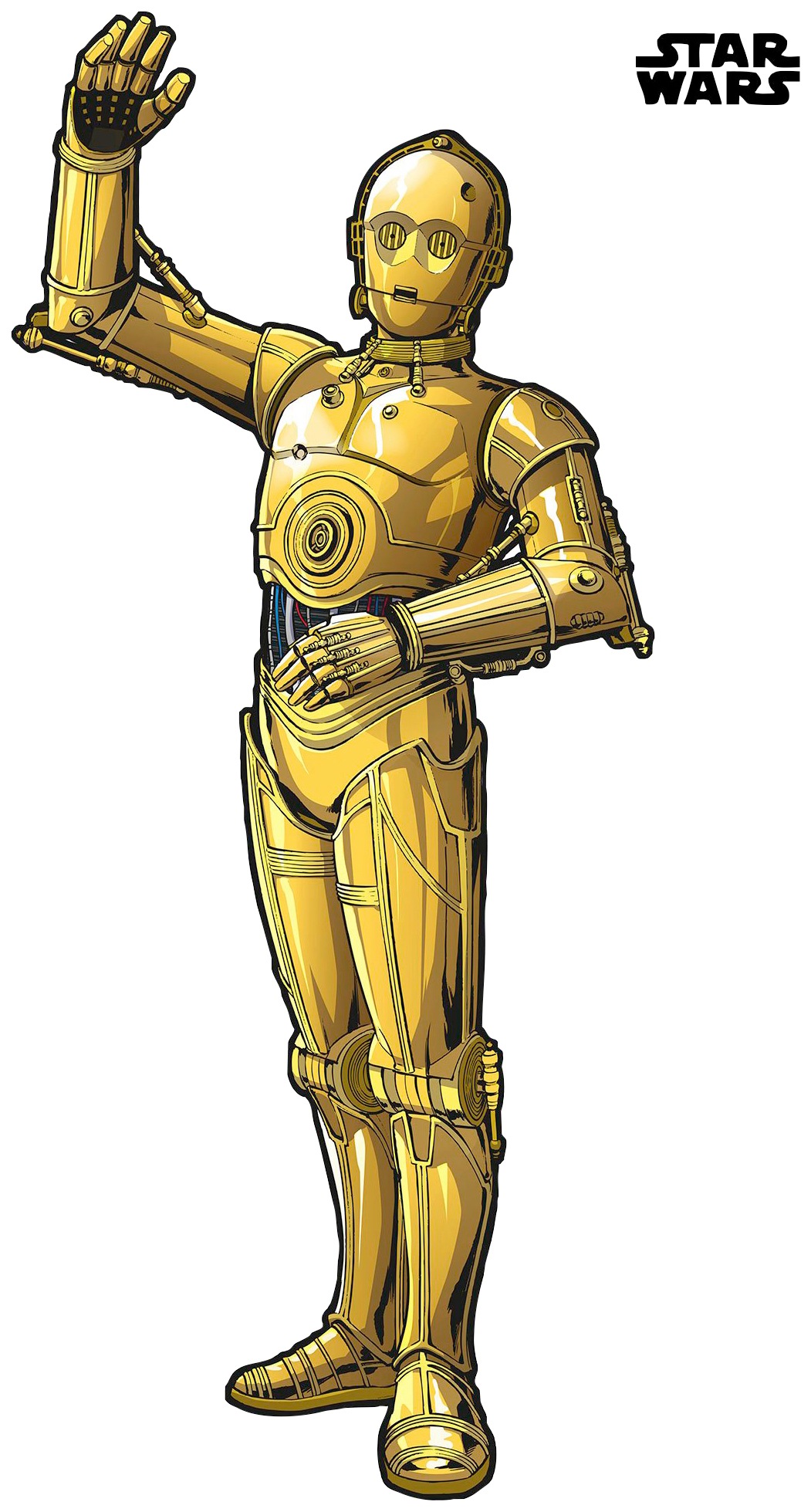 C-3PO«, Vliestapete Komar cm Höhe), selbstklebendes Vlies XXL 127x200 Jelmoli-Versand x Wars ✵ »Star online | (Breite entdecken