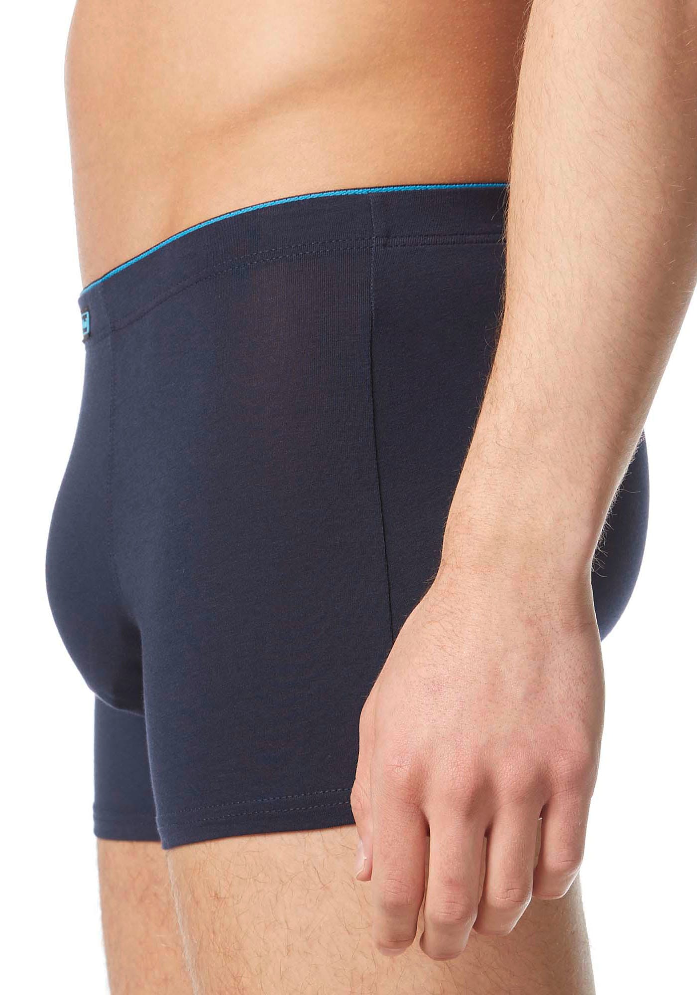 Bruno Banani Boxershorts »Short Infinity«, mit kontrastfarbenen Logobund