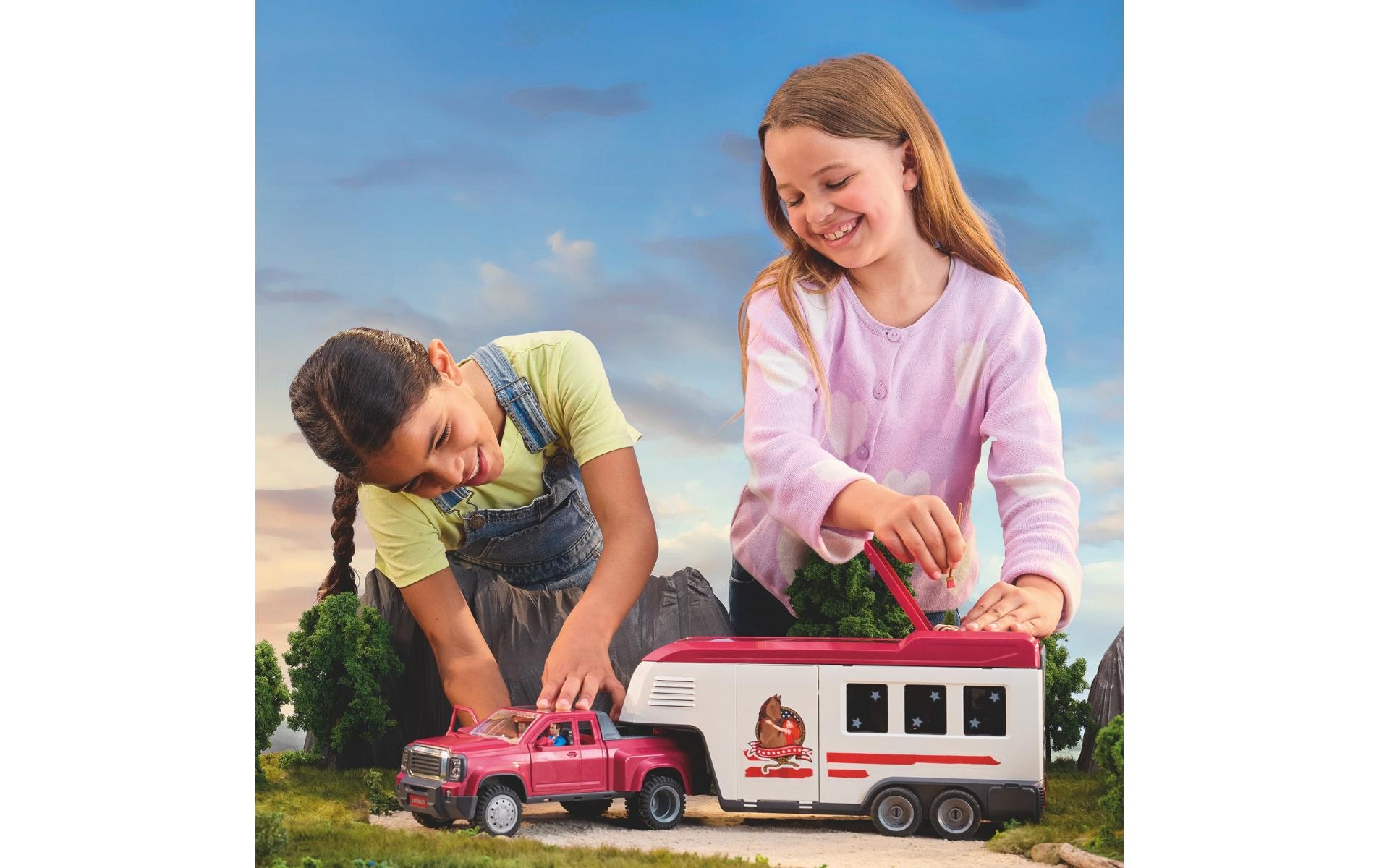 Schleich® Spielzeug-Auto »Lakeside Truck mit Anhänger«