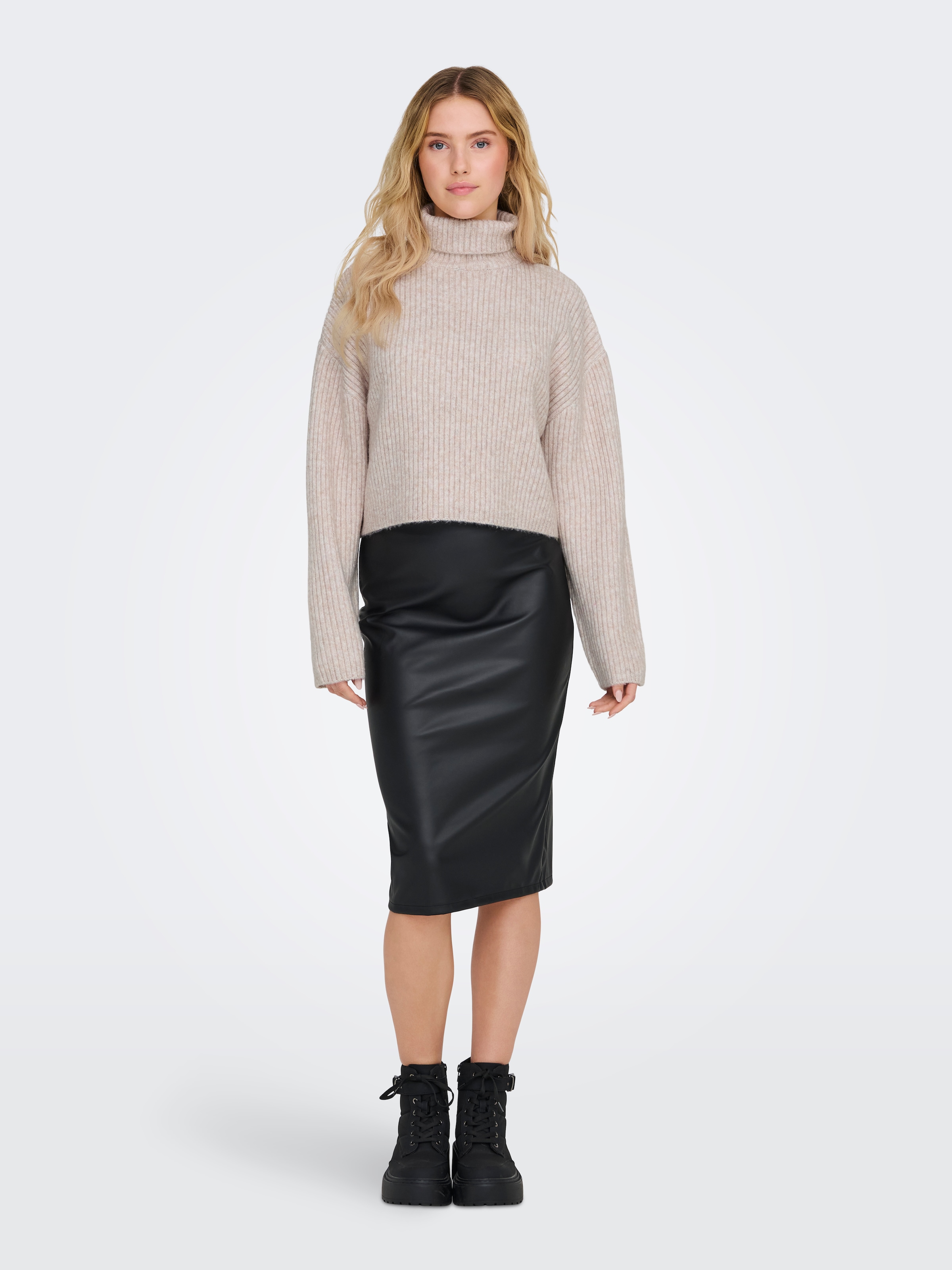 ONLY Rollkragenpullover »ONLMELANIE L/S ROLLNECK PULLOVER KNTNOOS«