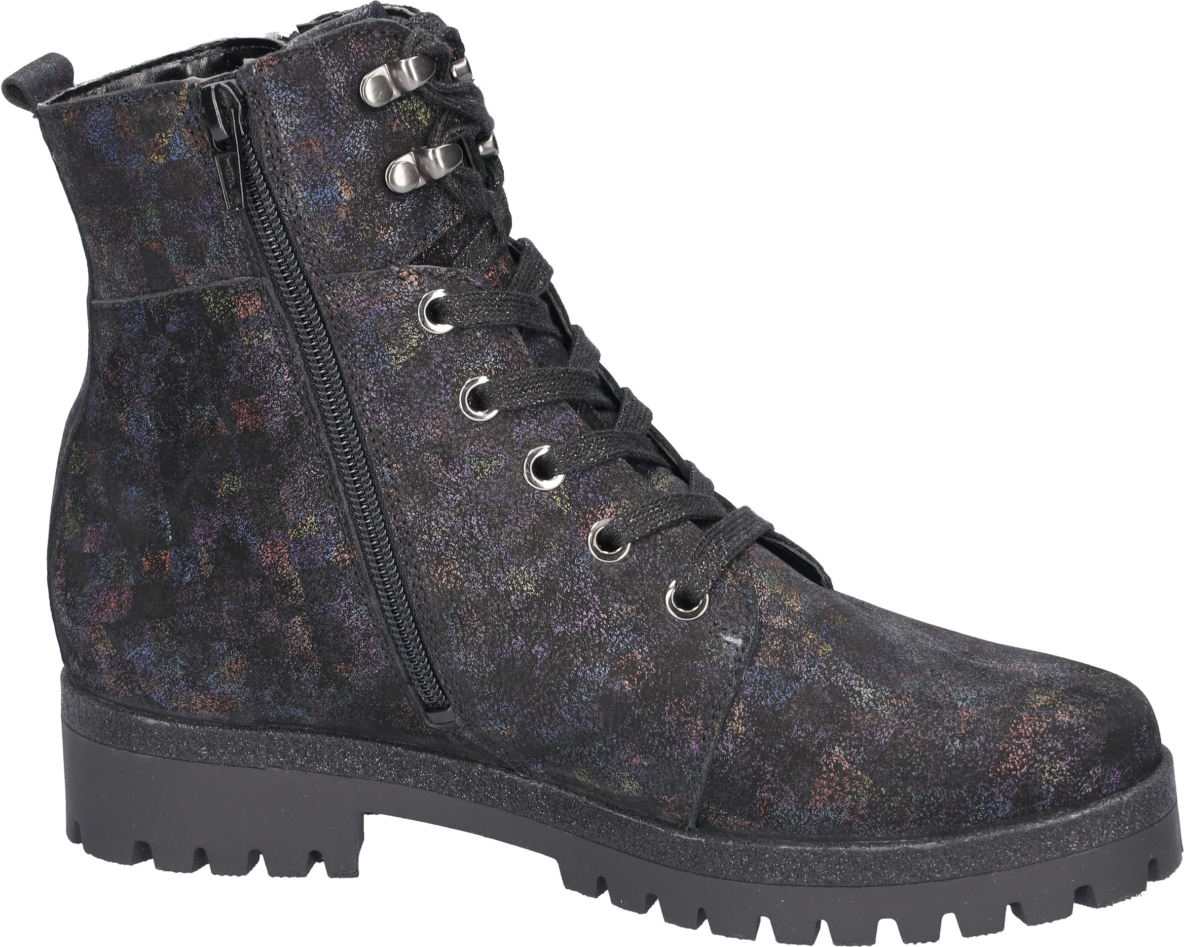Waldläufer Schnürstiefelette »HANAKO«, Schnürboots, Komfortboots, mit zwei Reissverschlüsse, H-Weite