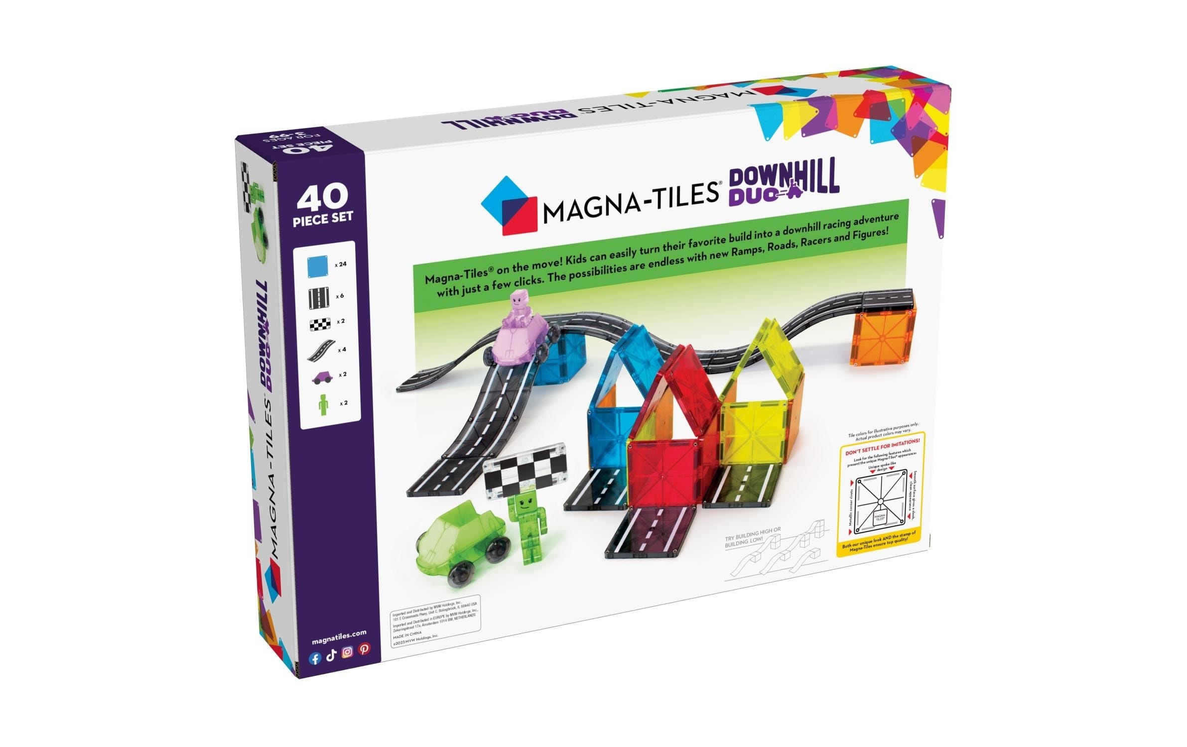 nicht definiert Autorennbahn »Magna-Tiles Downhill Duo Set«