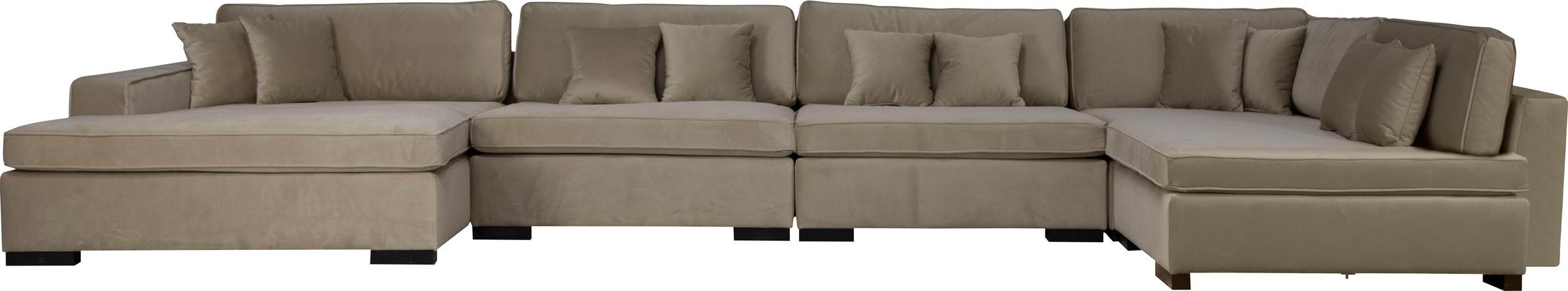 Guido Maria Kretschmer Home&Living Wohnlandschaft »Skara XXL U-Form«, Lounge-Sofa XXL mit Federkern-Polsterung, in vielen Bezugsvarianten