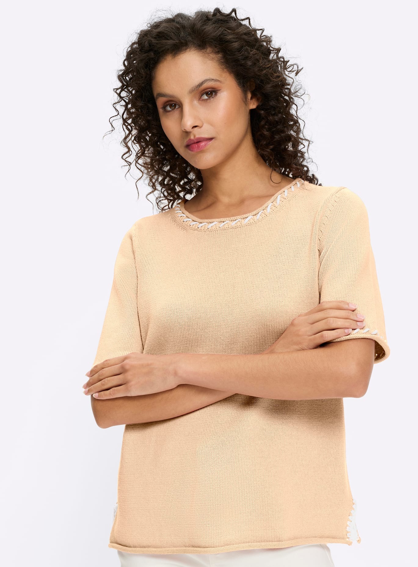 heine Kurzarmpullover »Halbarm-Pullover«