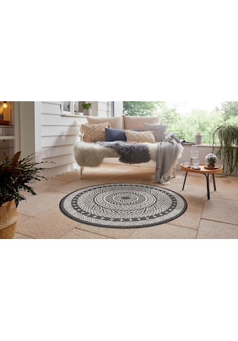 Leonique Teppich »Sia«, rund, 3 mm Höhe, In- und Outdoor geeignet, Mandala Teppich,... kaufen