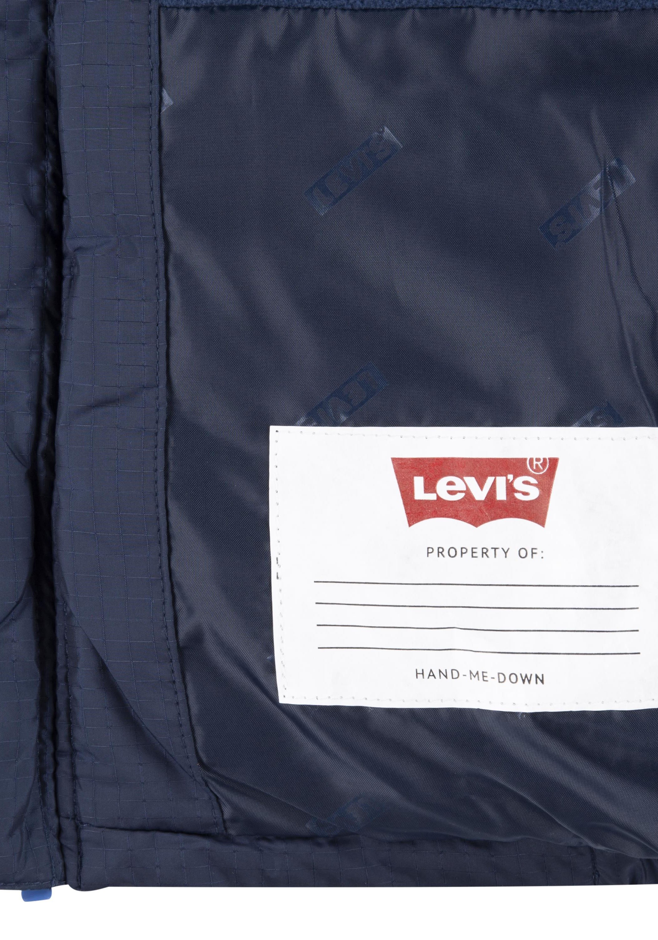 Levi's® Kids Steppweste »LVB ESSENTIAL VEST«, mit farblich abgesetztem Reissverschluss