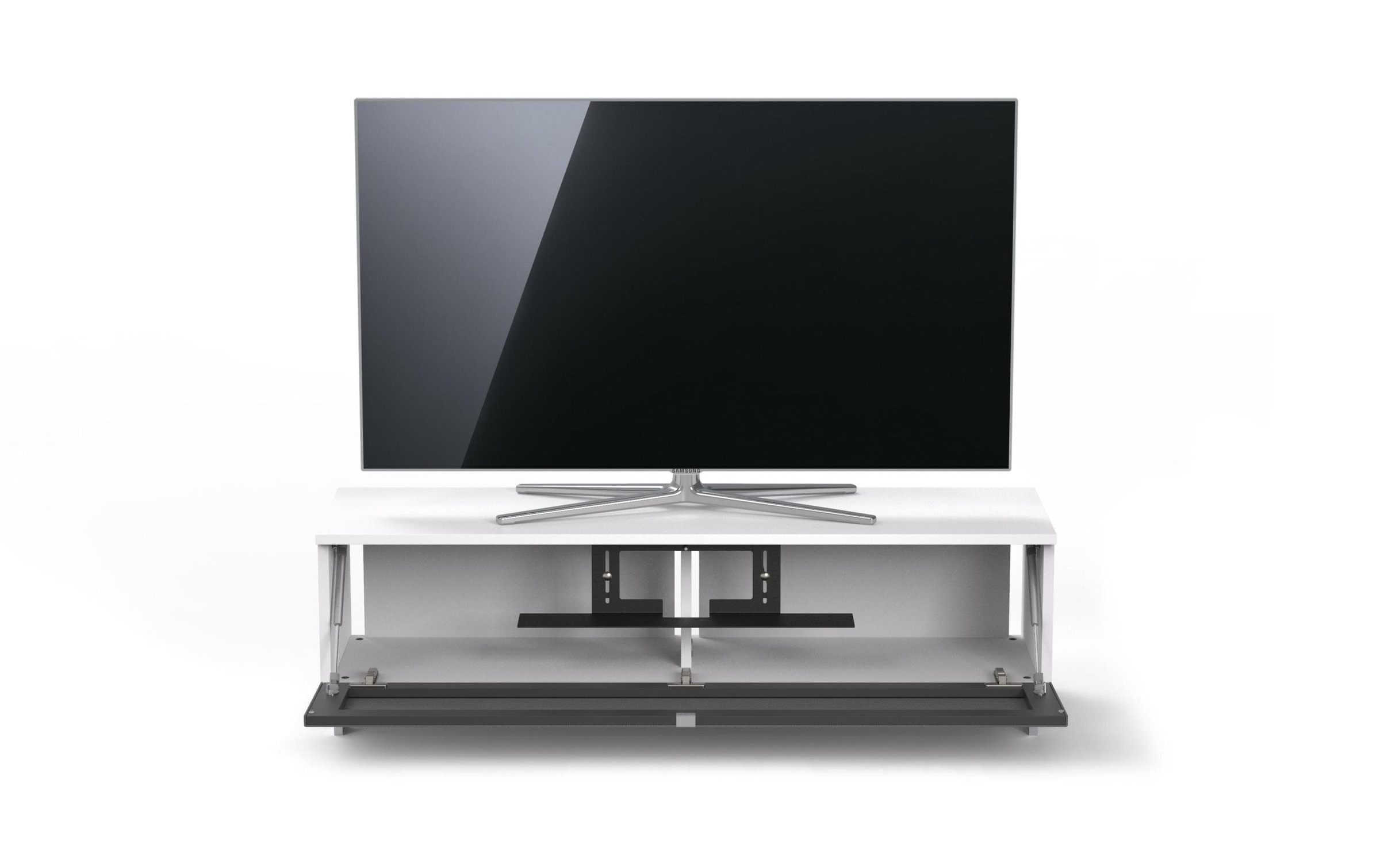 just-racks TV-Schrank »JRB1304 Weiss/Grau«