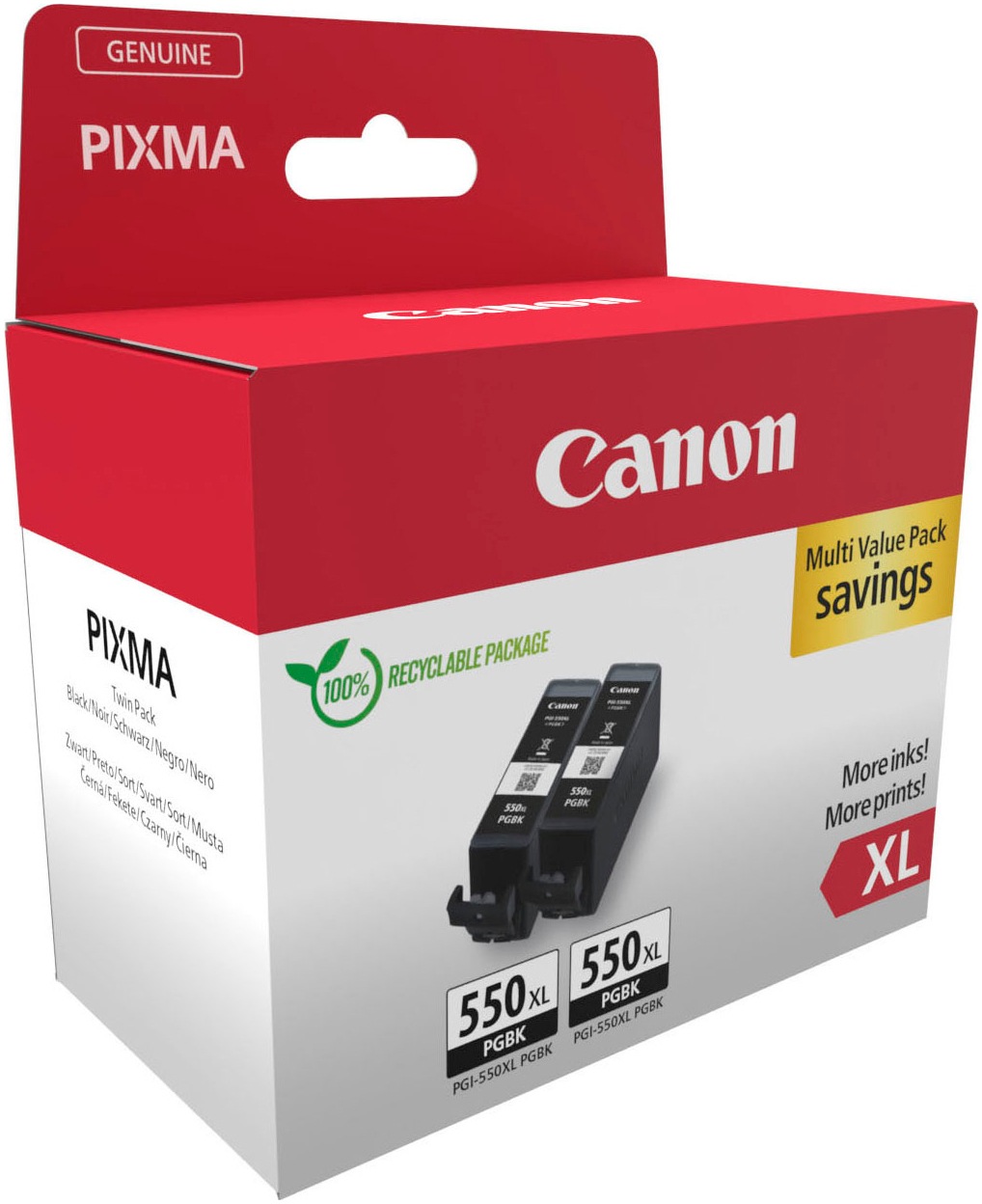 Canon Tintenpatrone »PGI-550XL (Doppelpack)«