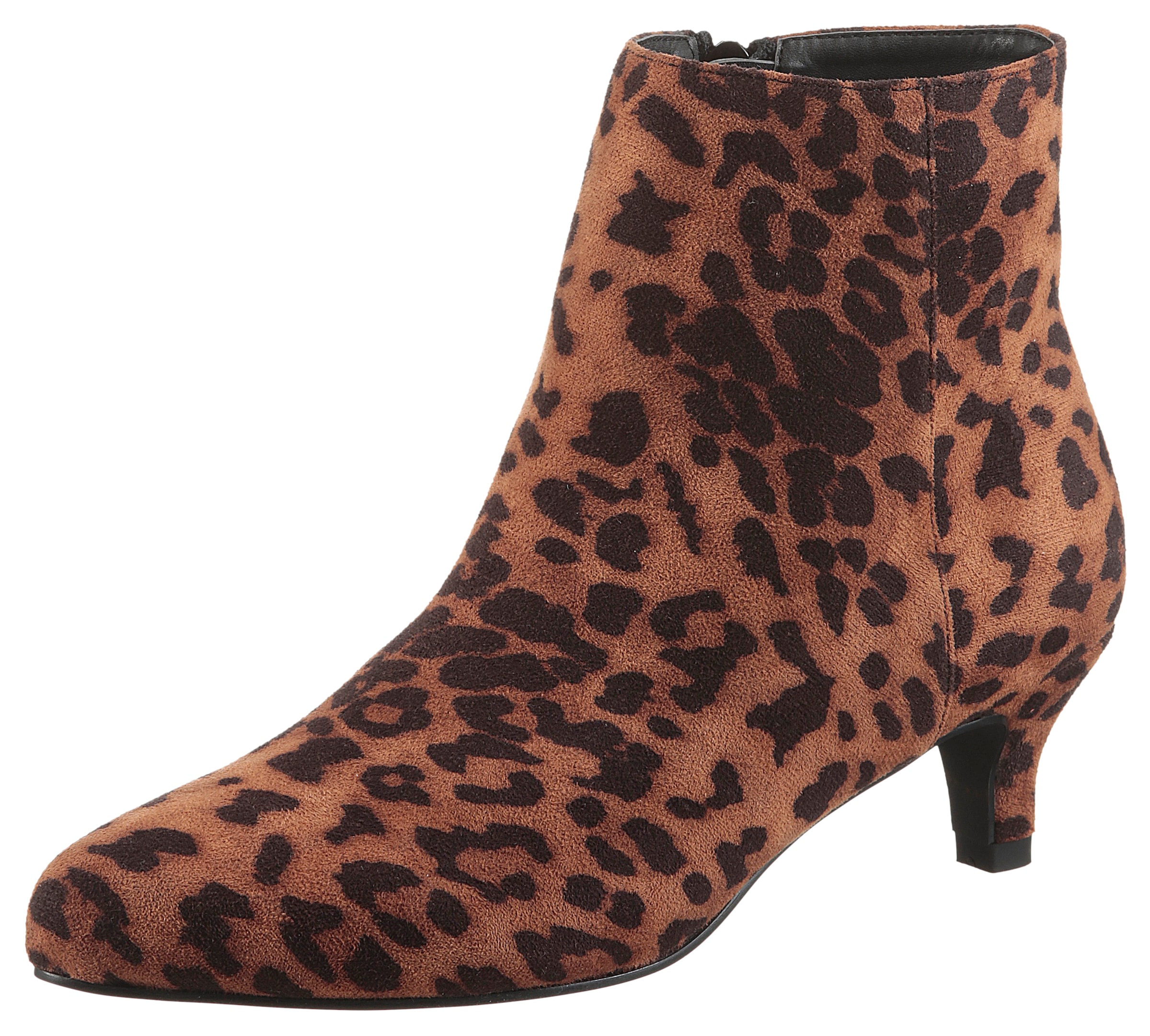 Aniston SHOES Stiefelette, Reissverschluss-Ankelboots, Trichterabsatz - NEUE KOLLEKTION