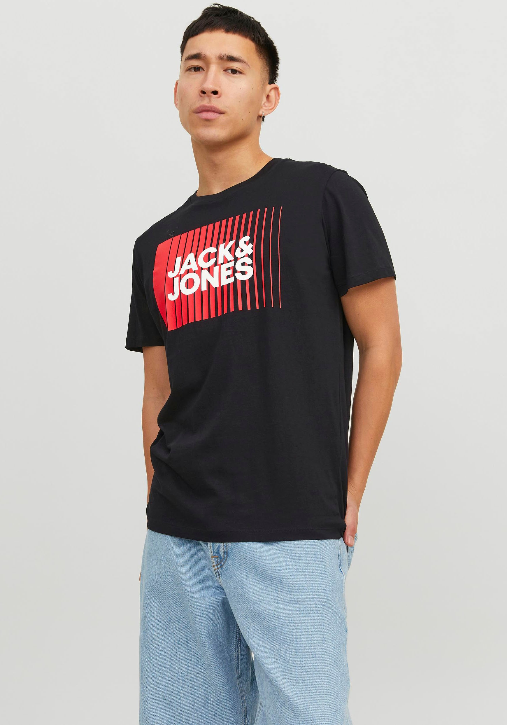 Rundhalsshirt »JJECORP LOGO TEE PLAY SS O-NECK NOOS«