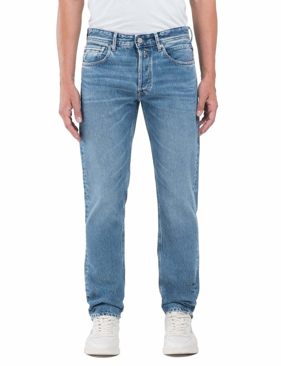 Replay Straight-Jeans »GROVER« in vielen verschiedenen Waschungen, mit Stretch