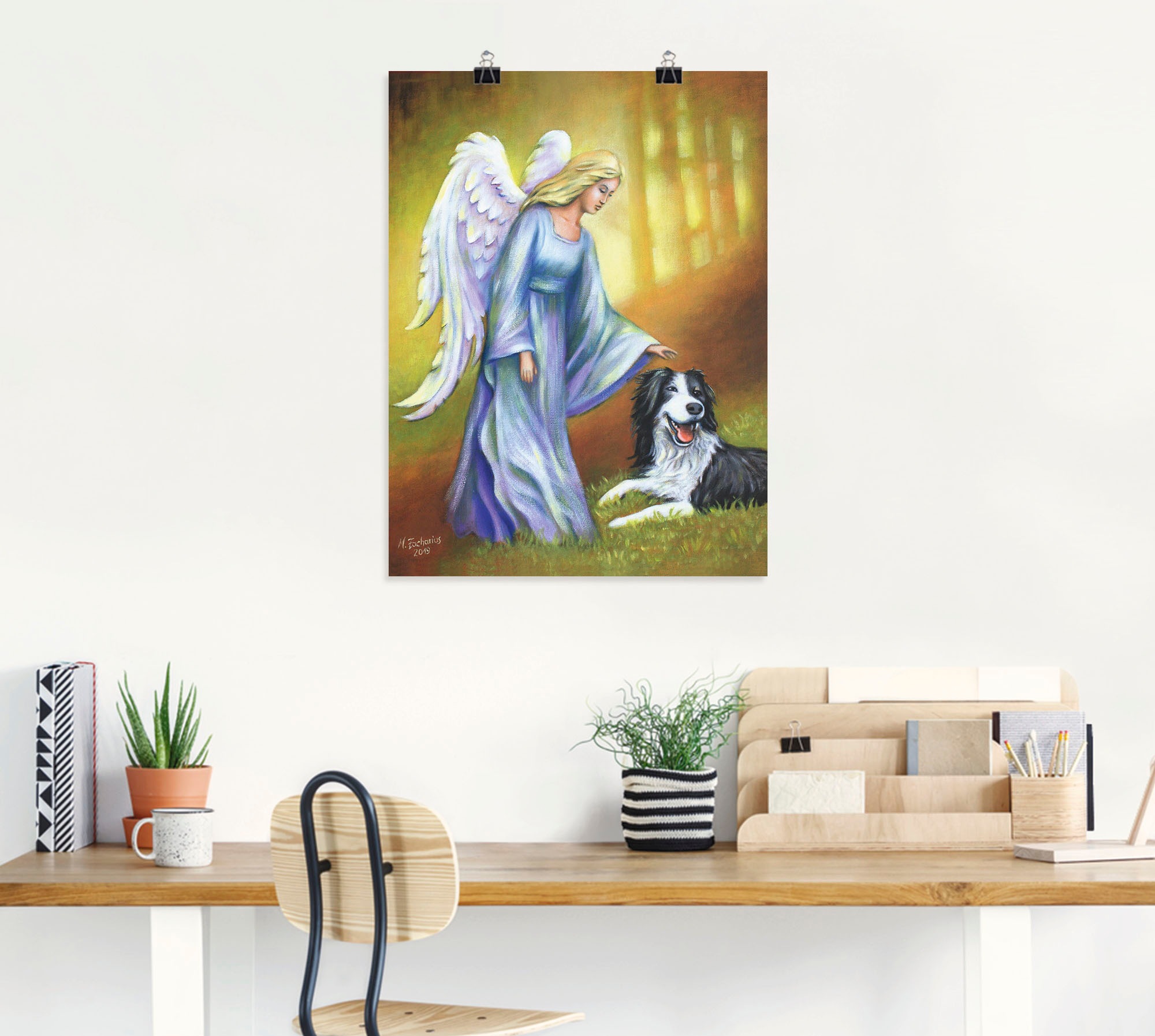 Artland Wandbild »Mein Freund es ist Zeit«, Spirituelle Bilder, (1 St.), als Alubild, Leinwandbild, Wandaufkleber oder Poster in versch. Grössen