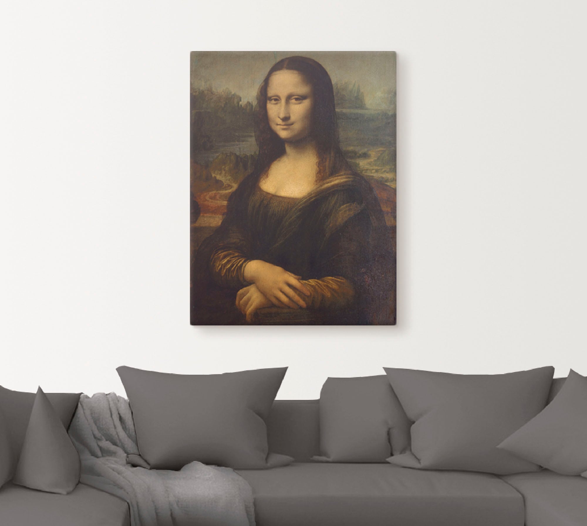 Artland Wandbild »Mona Lisa. Um 1503«, Porträts, (1 St.), als Leinwandbild, Poster in verschied. Grössen