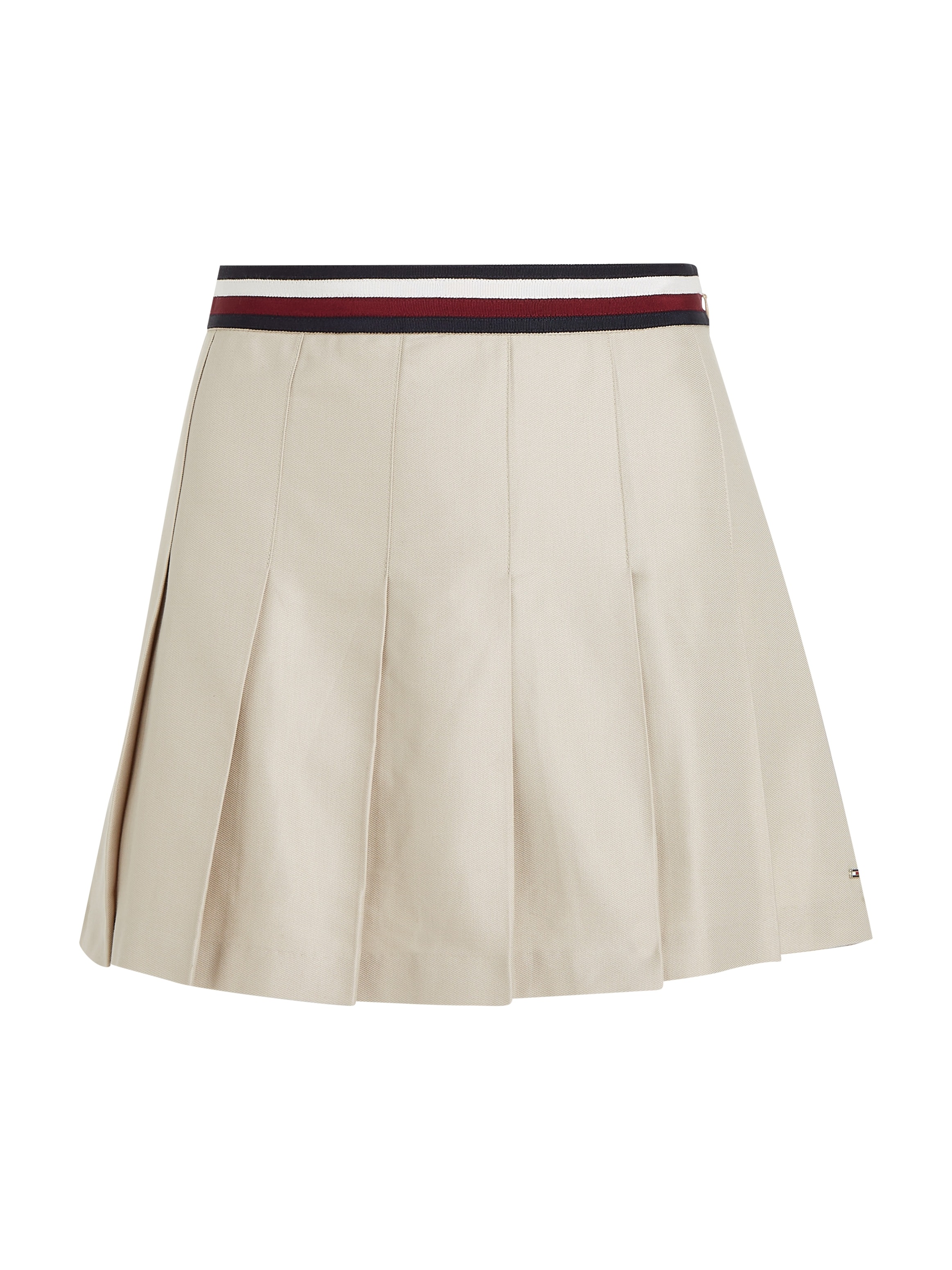 Tommy Hilfiger Minirock »GLOBAL STP PLEATED SHORT SKIRT«