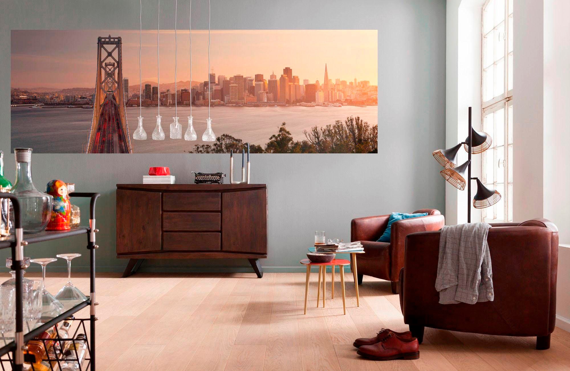 Komar Vliestapete »Vlies - California Dreaming - Grösse 368 x 124 cm«, bedruckt, Wohnzimmer, Schlafzimmer