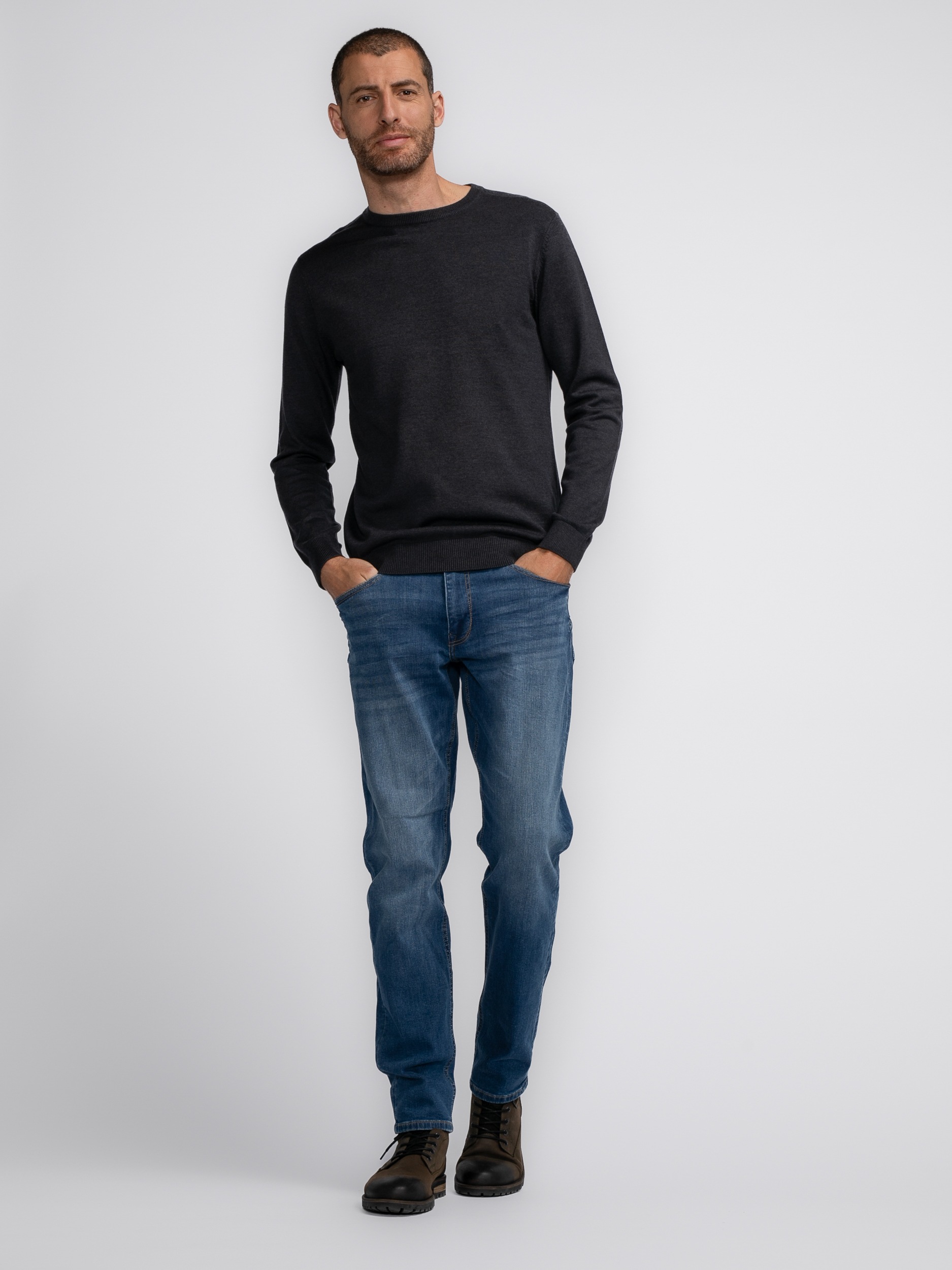 Petrol Industries Rundhalspullover »Men Knitwear Round Neck Basic«