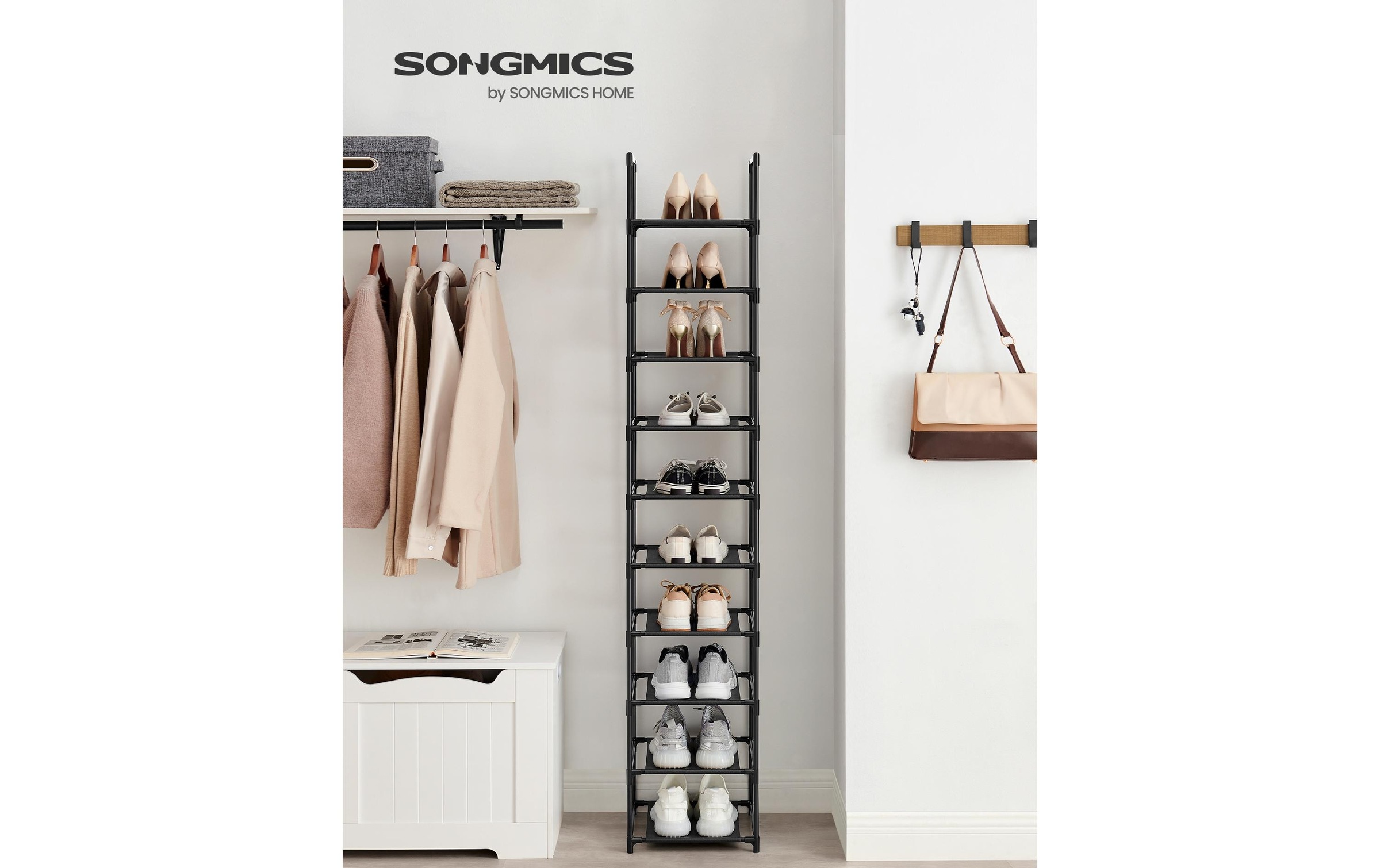 SONGMICS Schuhregal »mit 10 Ablagen«