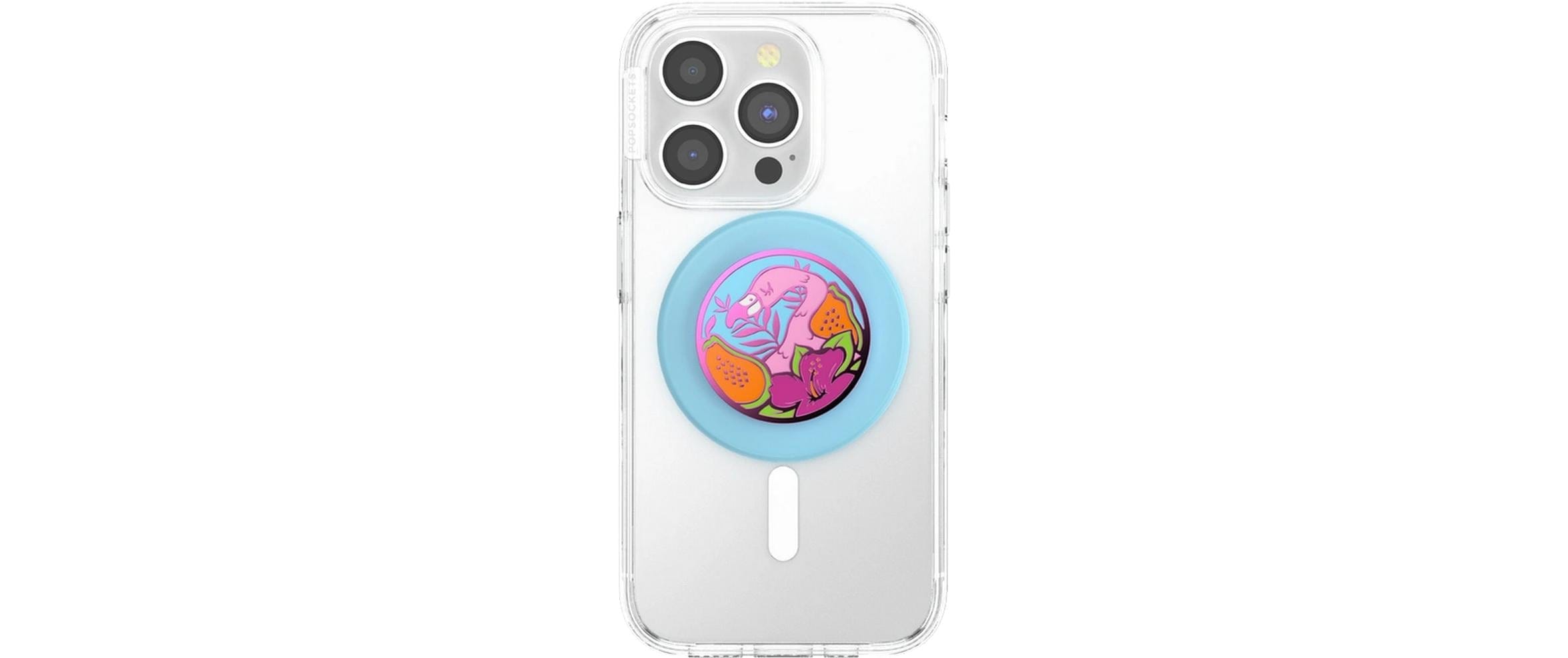 Popsockets Handy-Halterung »Flamingo Enamel MagSafe«, Universalhalterung