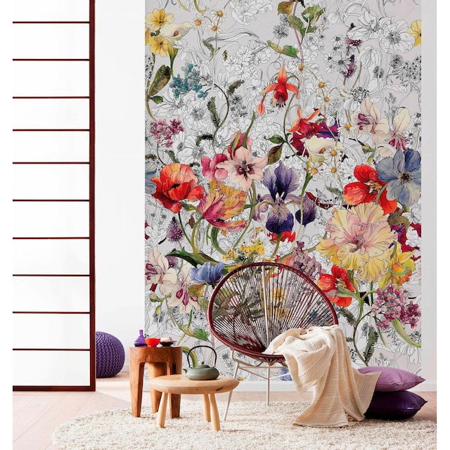 Komar Fototapete »Flora«, bedruckt-floral-geblümt, ausgezeichnet  lichtbeständig zu günstigen Preisen shoppen | Jelmoli-Versand