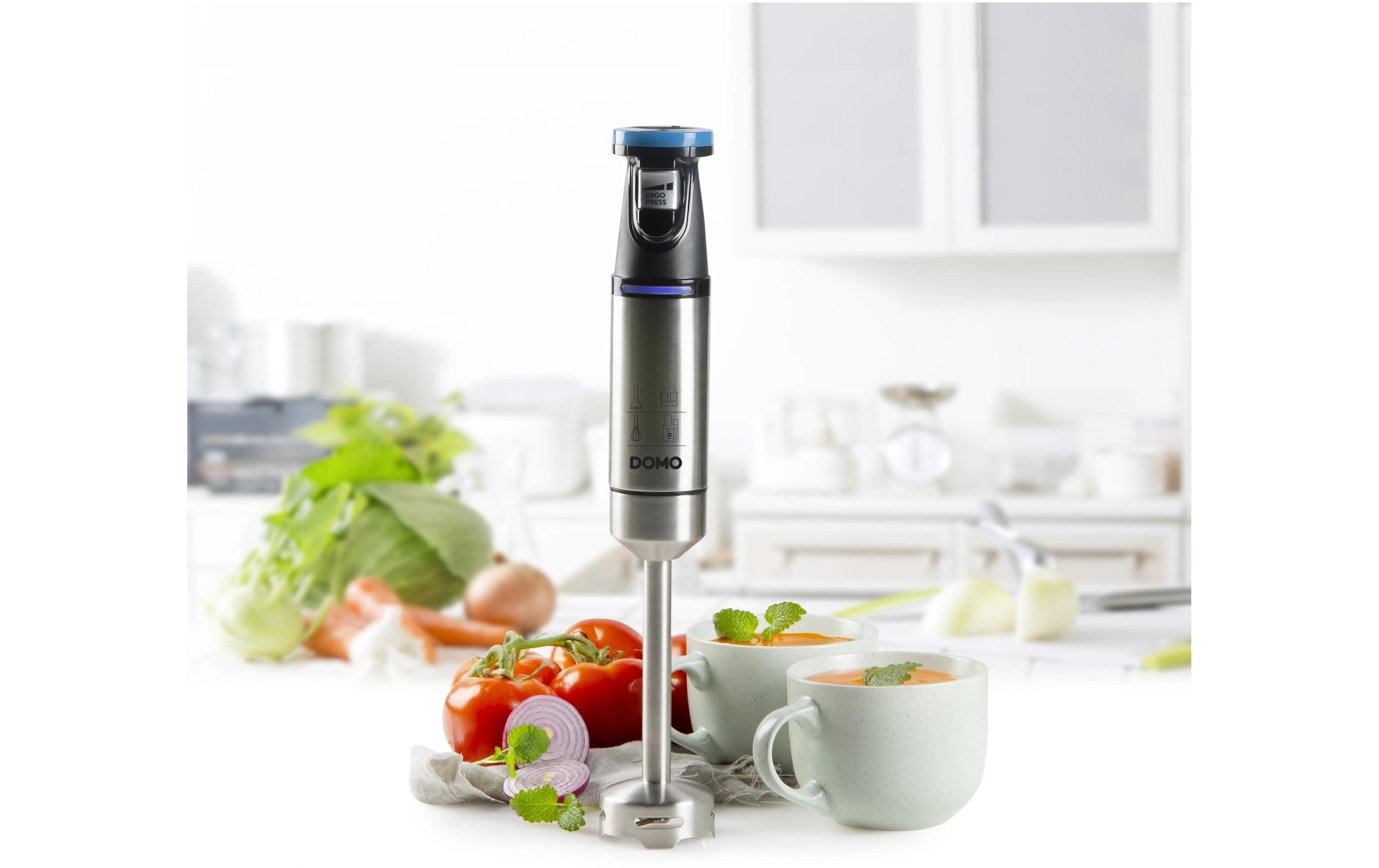 Domo Stabmixer »DO9254M Schwarz/Silber«, 800 W