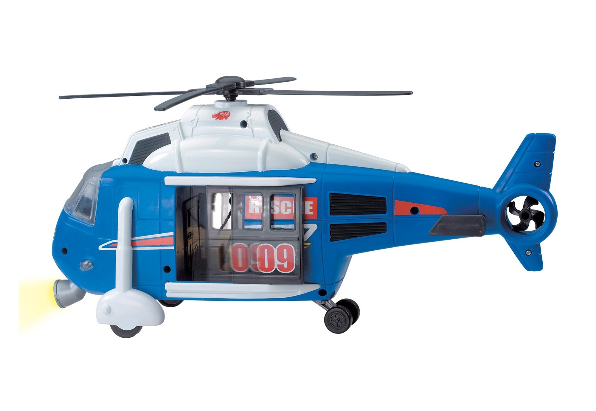 Dickie Toys Spielzeug-Hubschrauber, mit drehbarem Rotor, Licht und Sound