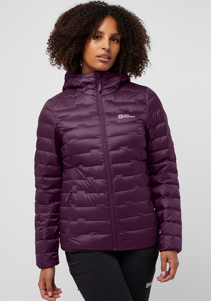 Jack Wolfskin Daunenjacke »PASSAMANI DOWN HOODY W«, mit Kapuze