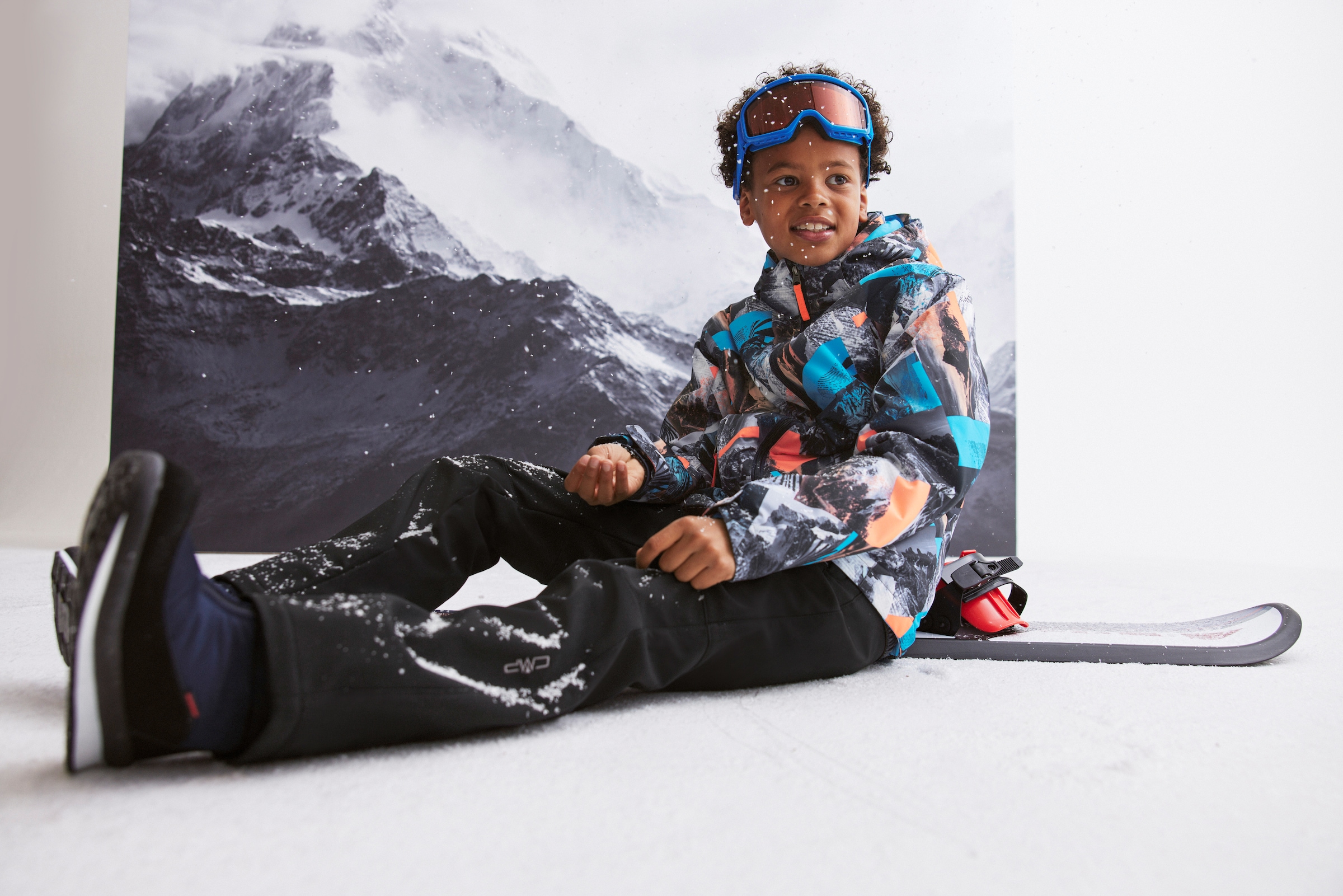 CMP Softshellhose »KID LONG PANT für Kinder«, Atmungsaktiv & Winddicht & Wasserabweisend & für Kinder