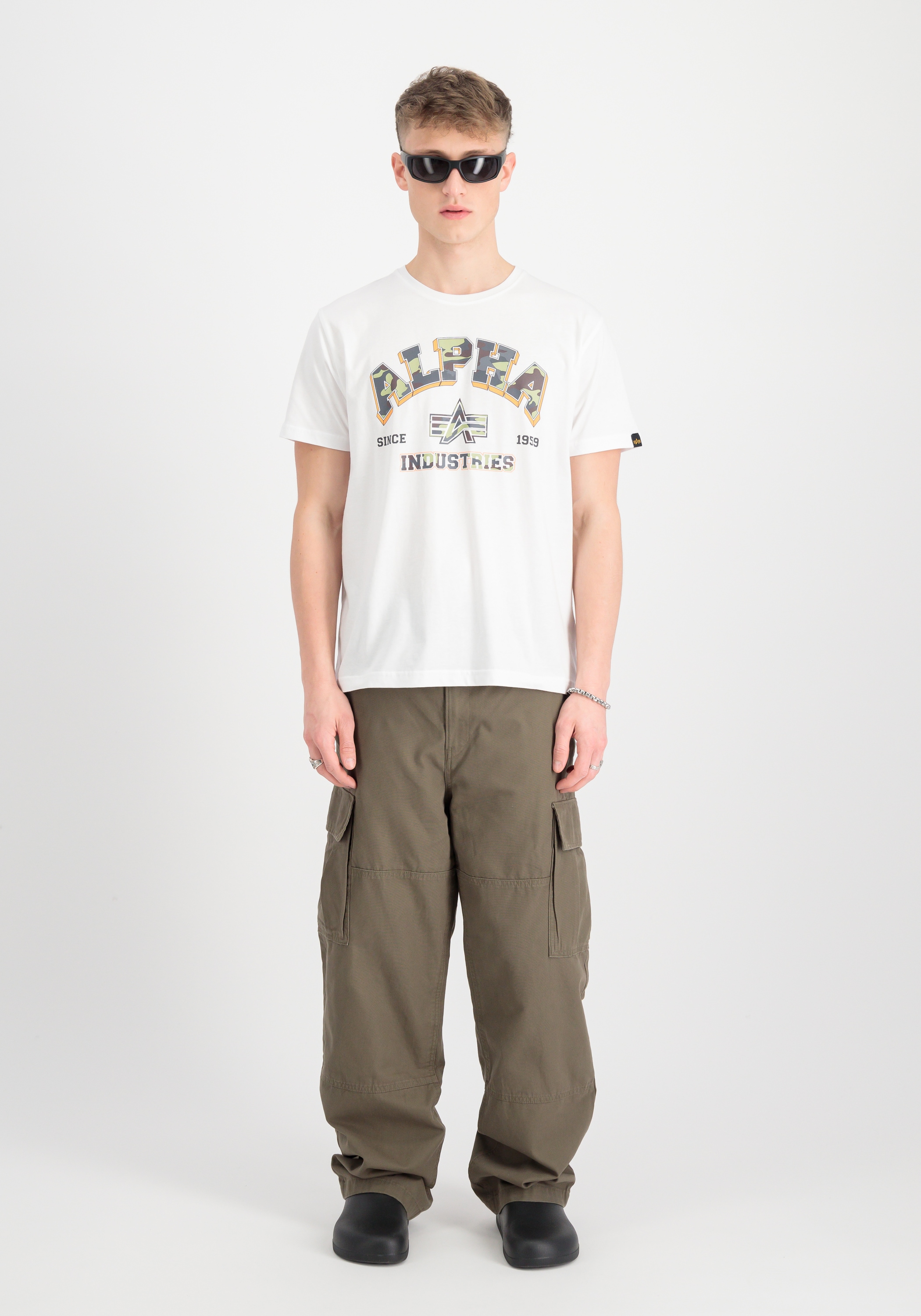 Alpha Industries T-Shirt »Alpha Industries Men - T-Shirts College Camo T-Shirt«