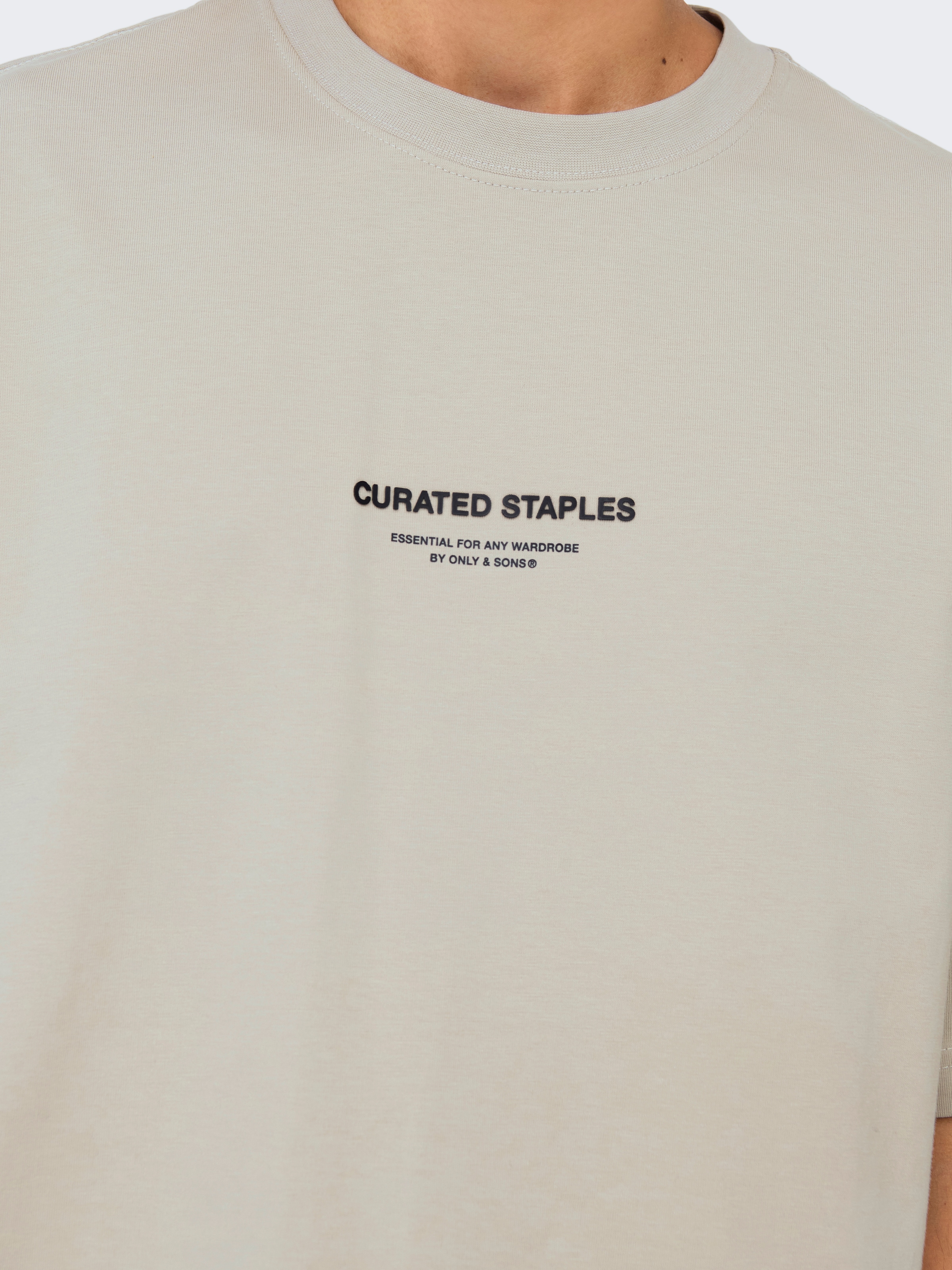 ONLY & SONS Rundhalsshirt »ONSCURATED RLX PRINT SS TEE«