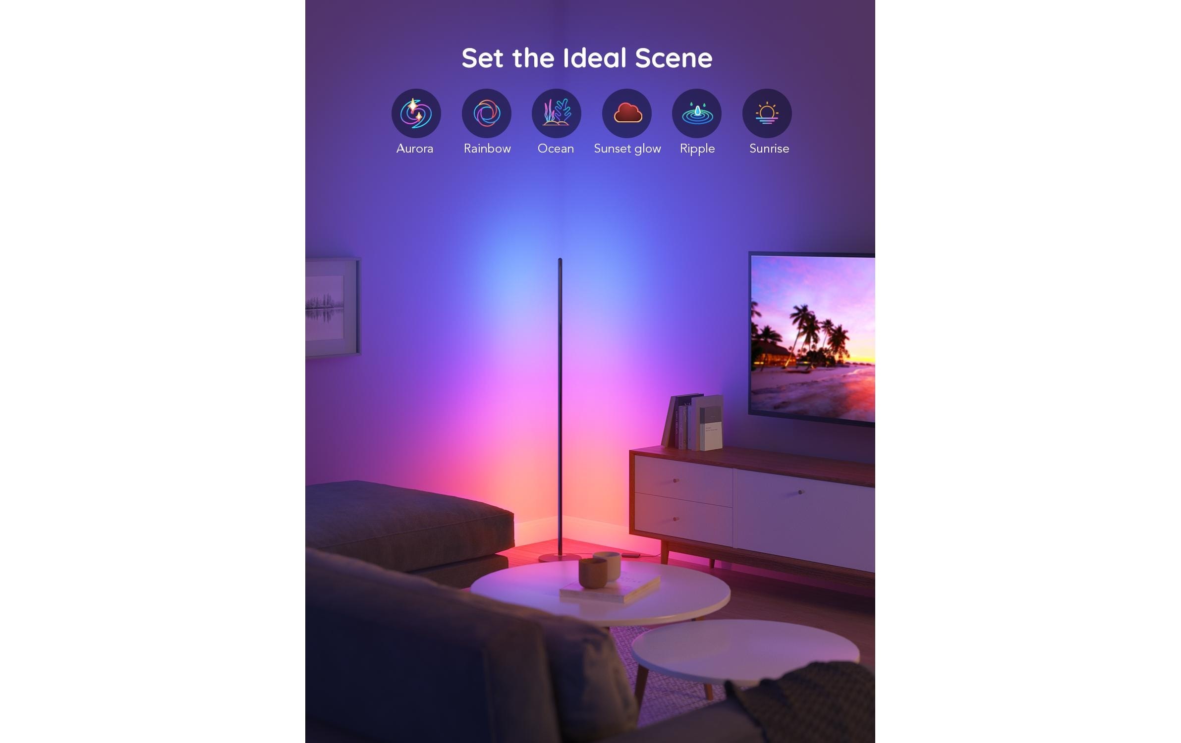 Stehlampe »Govee Smart Corner RGB«